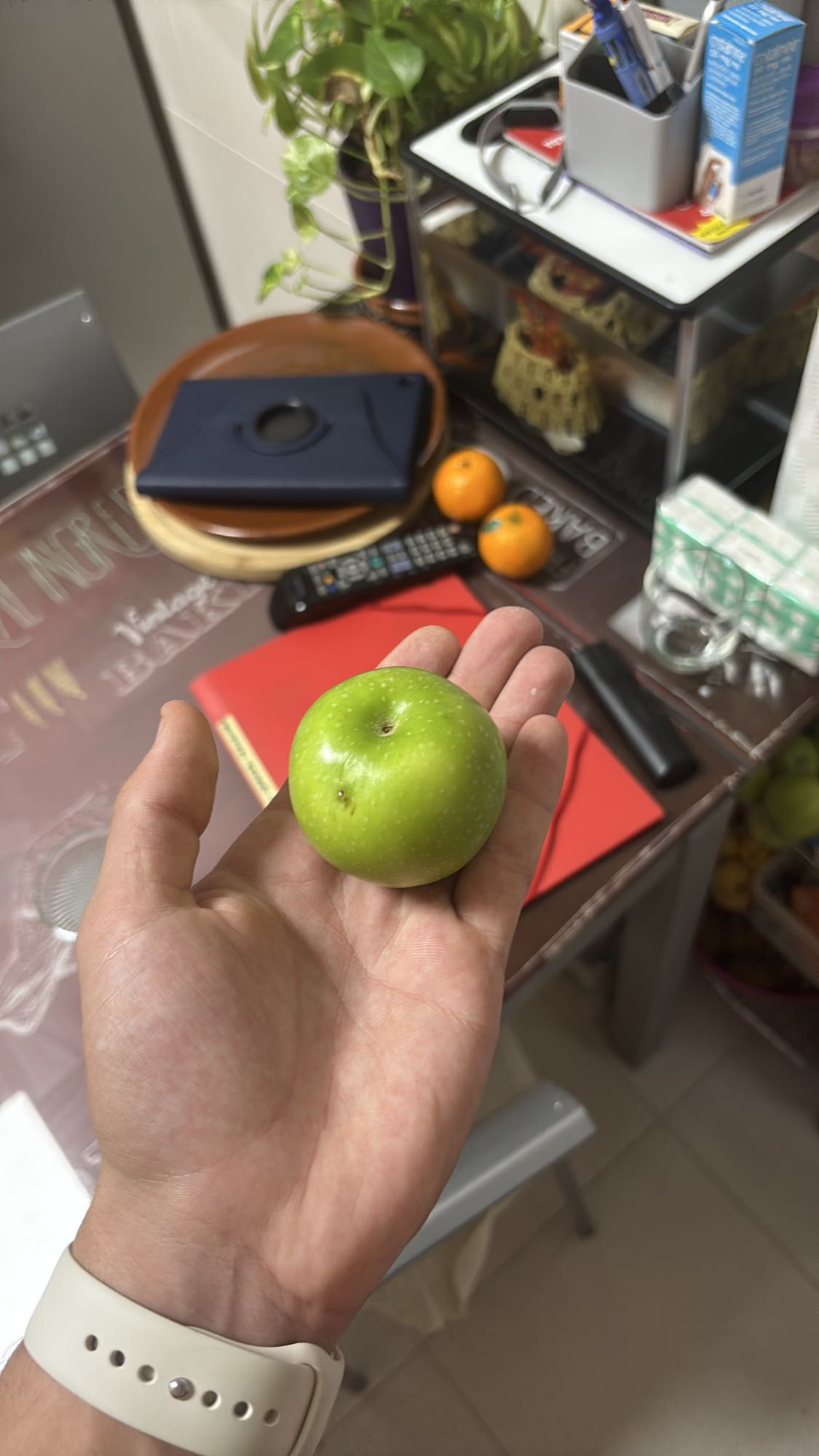 Manzana verde pequeña