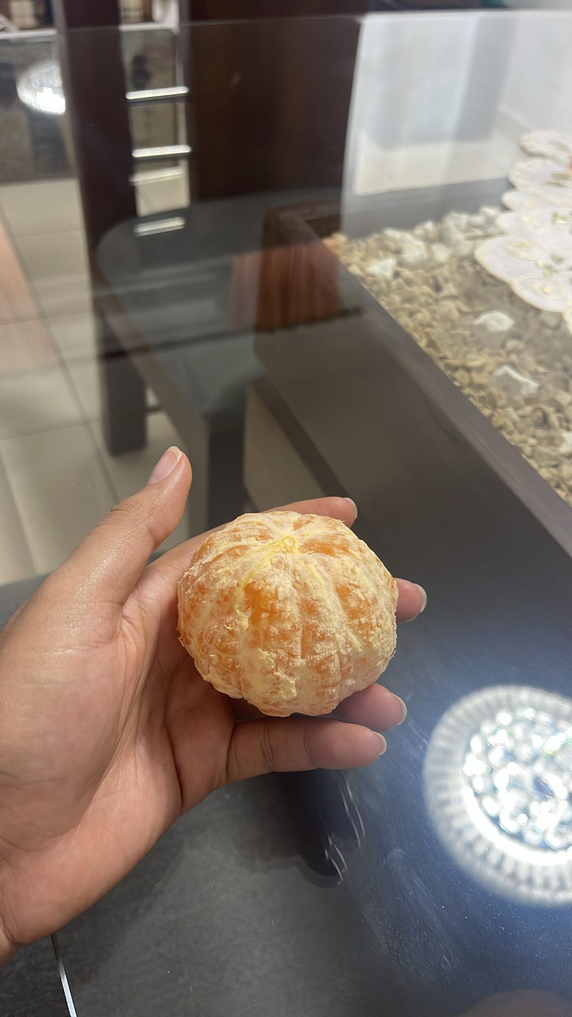 mandarina pelada