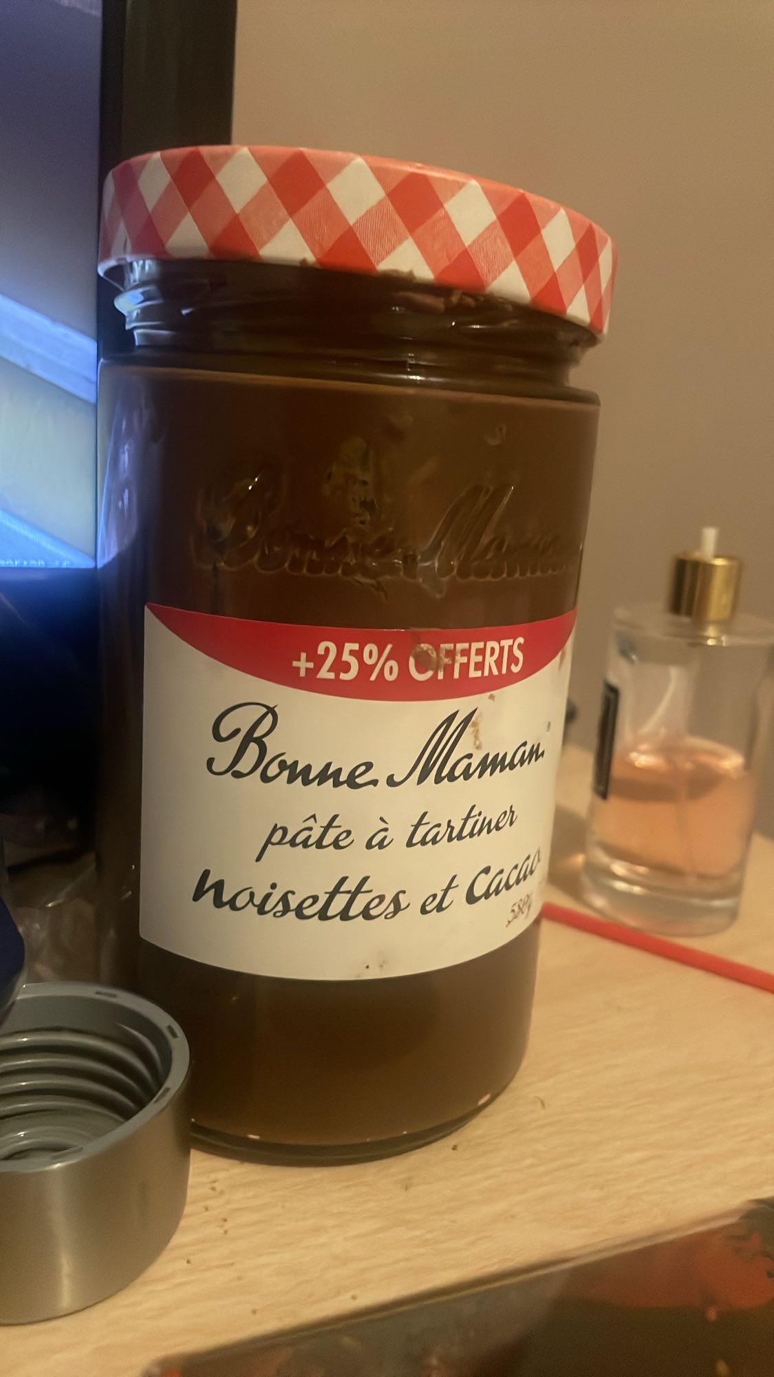 Pâte à tartiner noisettes cacao