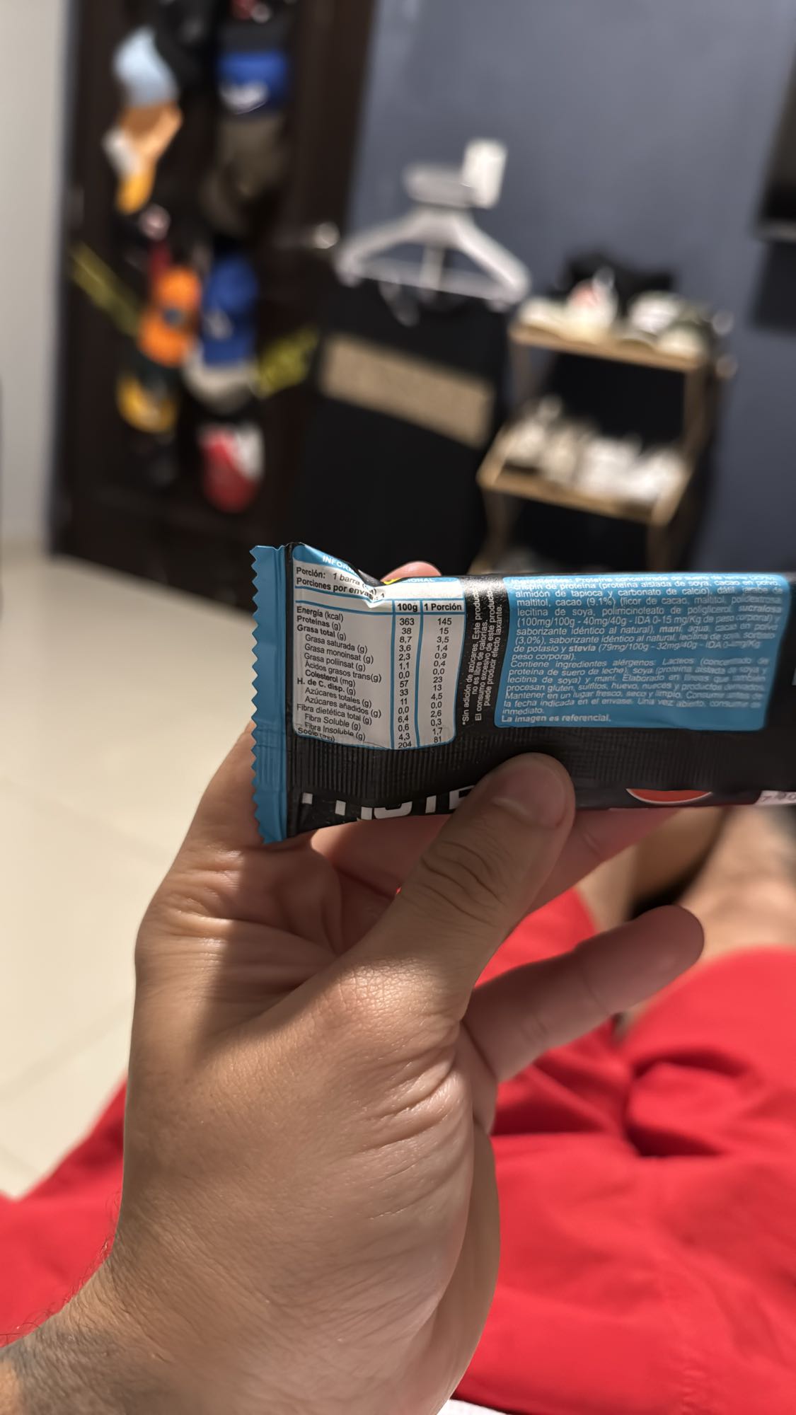 Barra proteica chocolate