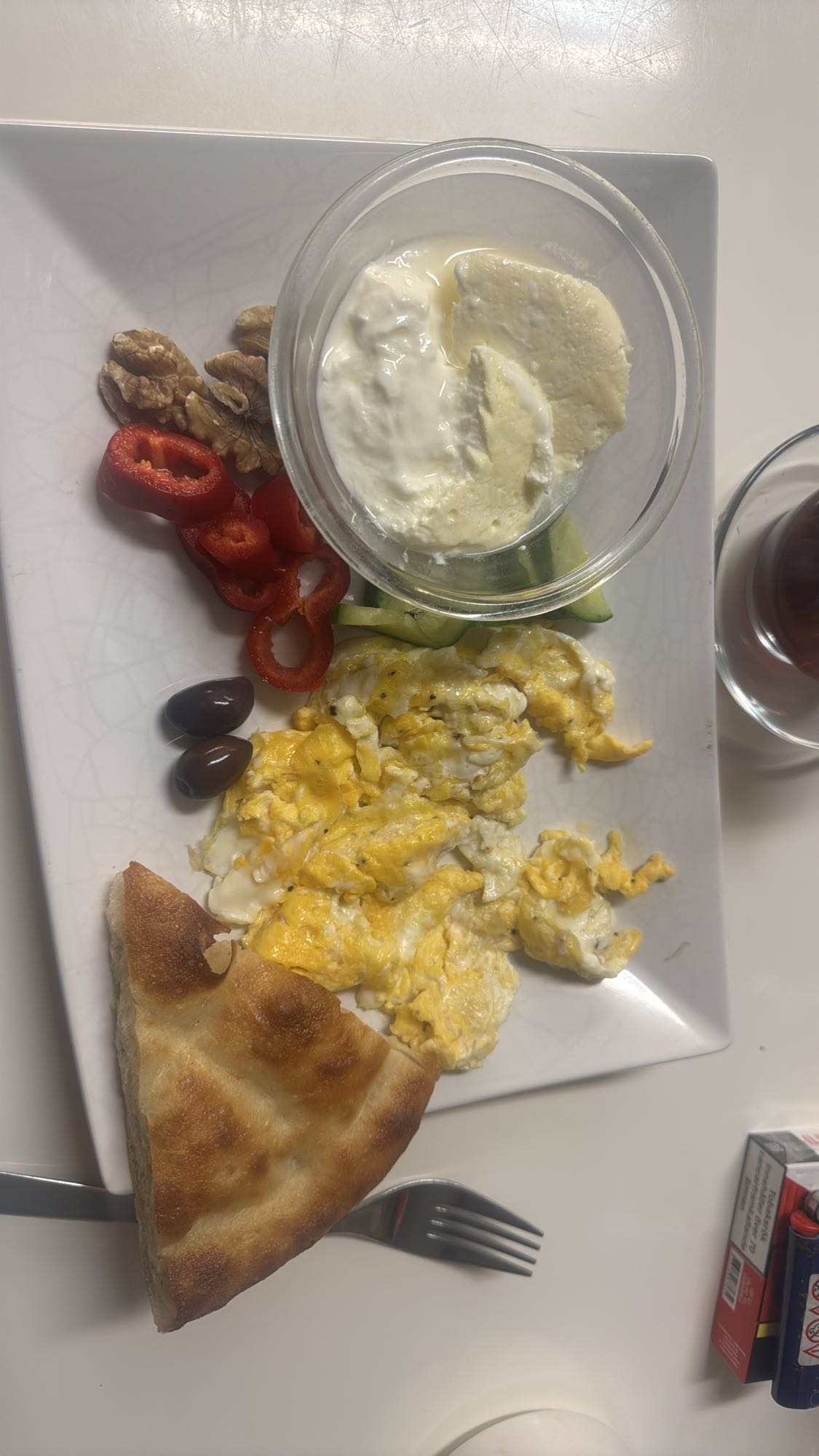 Turkisk frukosttallrik