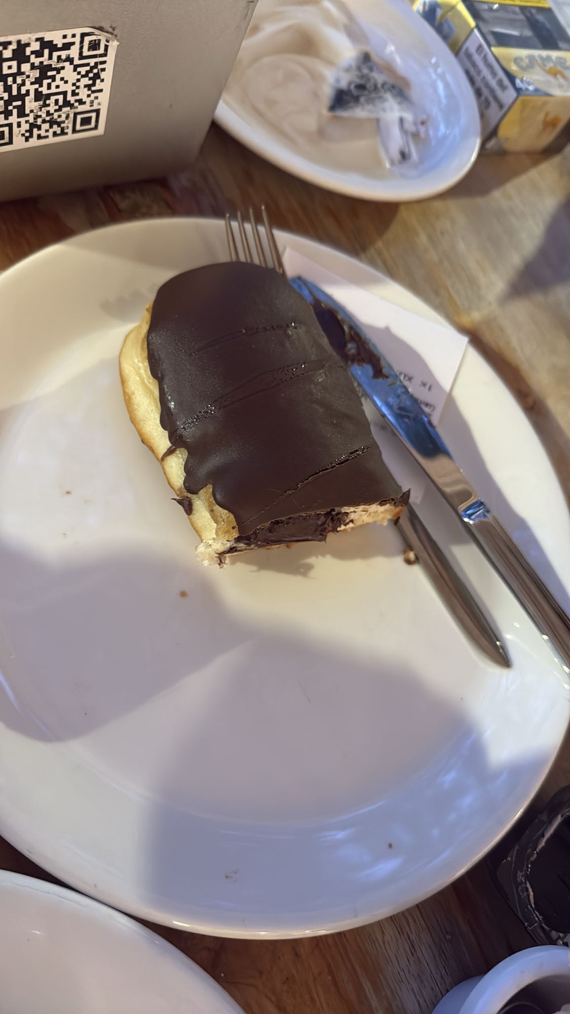 eclair de chocolate