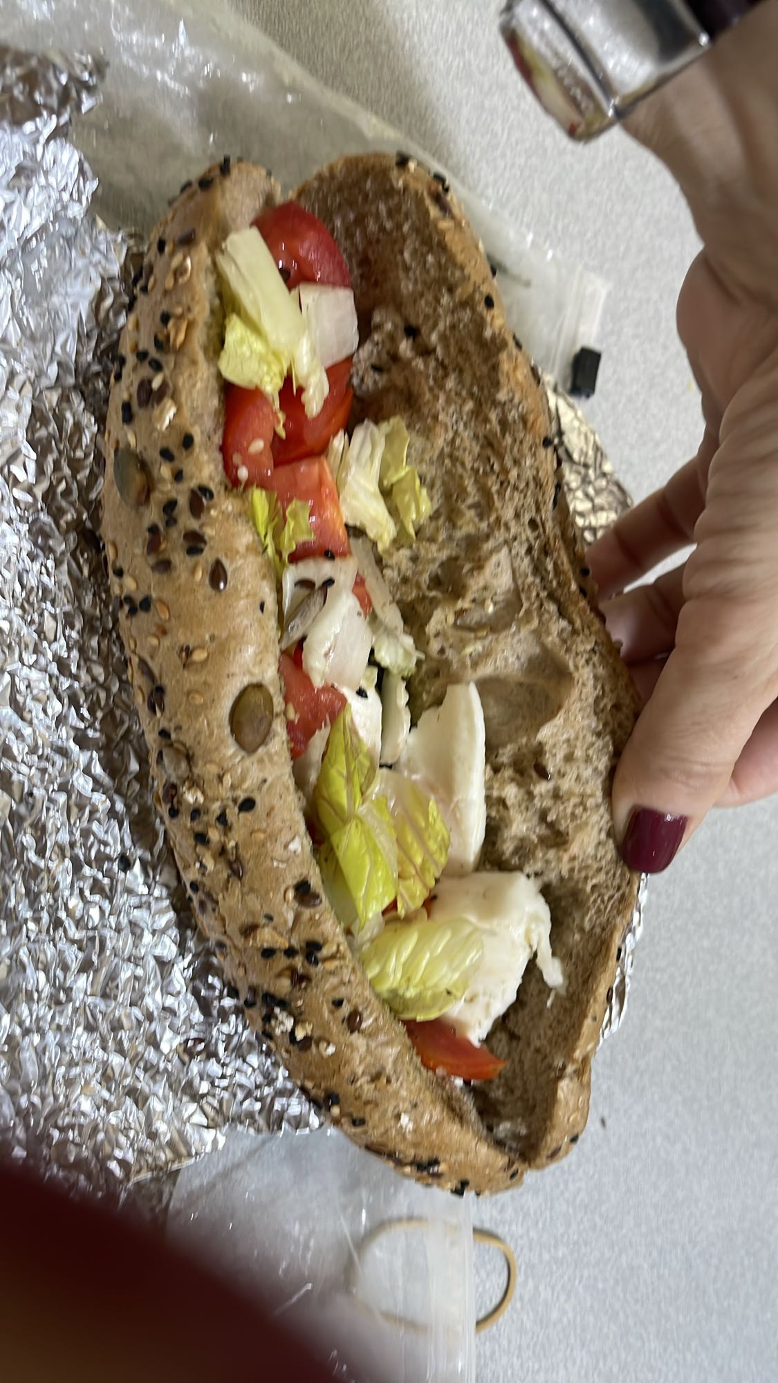 Chicken Veggie Seed Sandwich