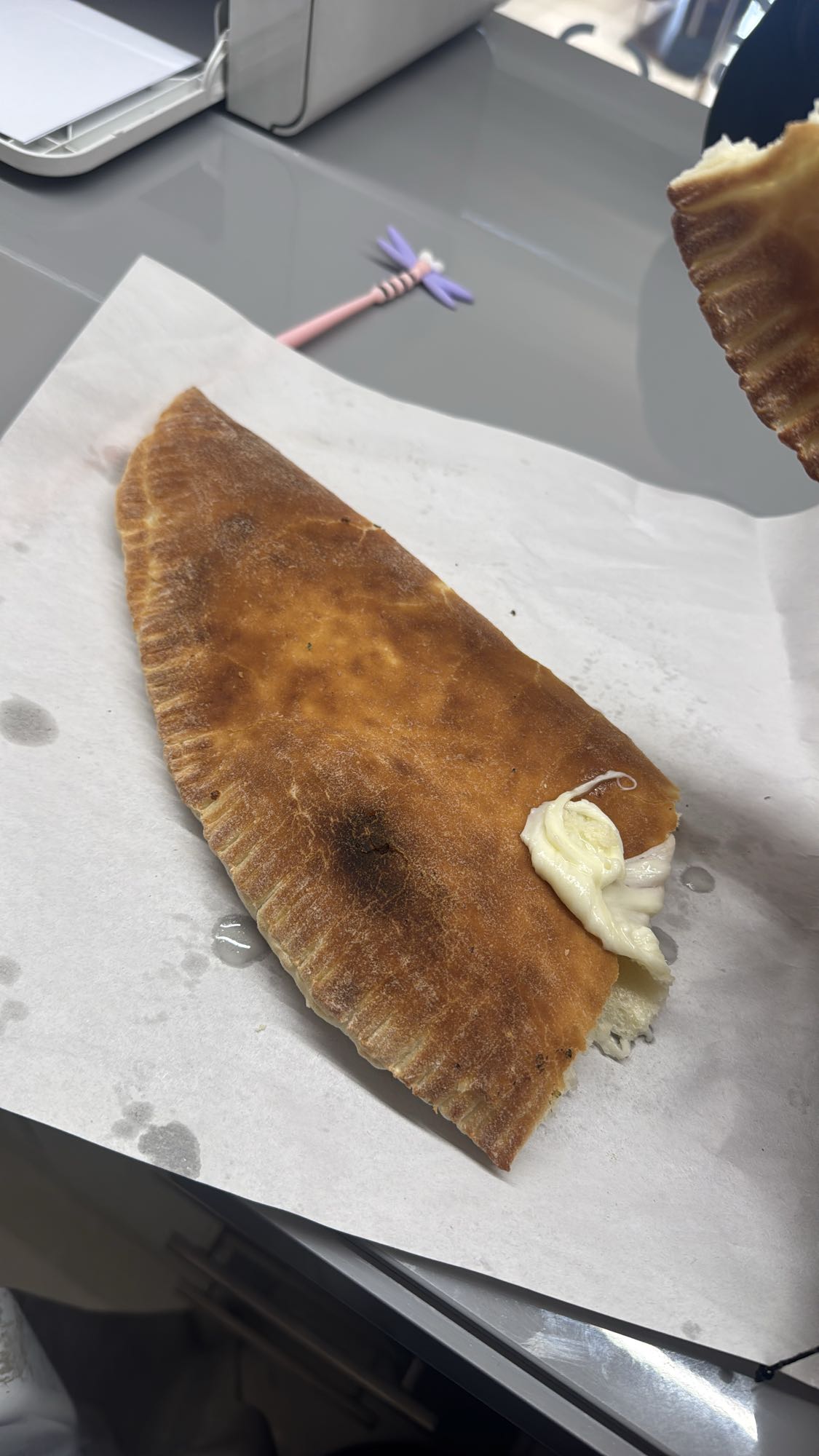 Cheese stuffed pastry