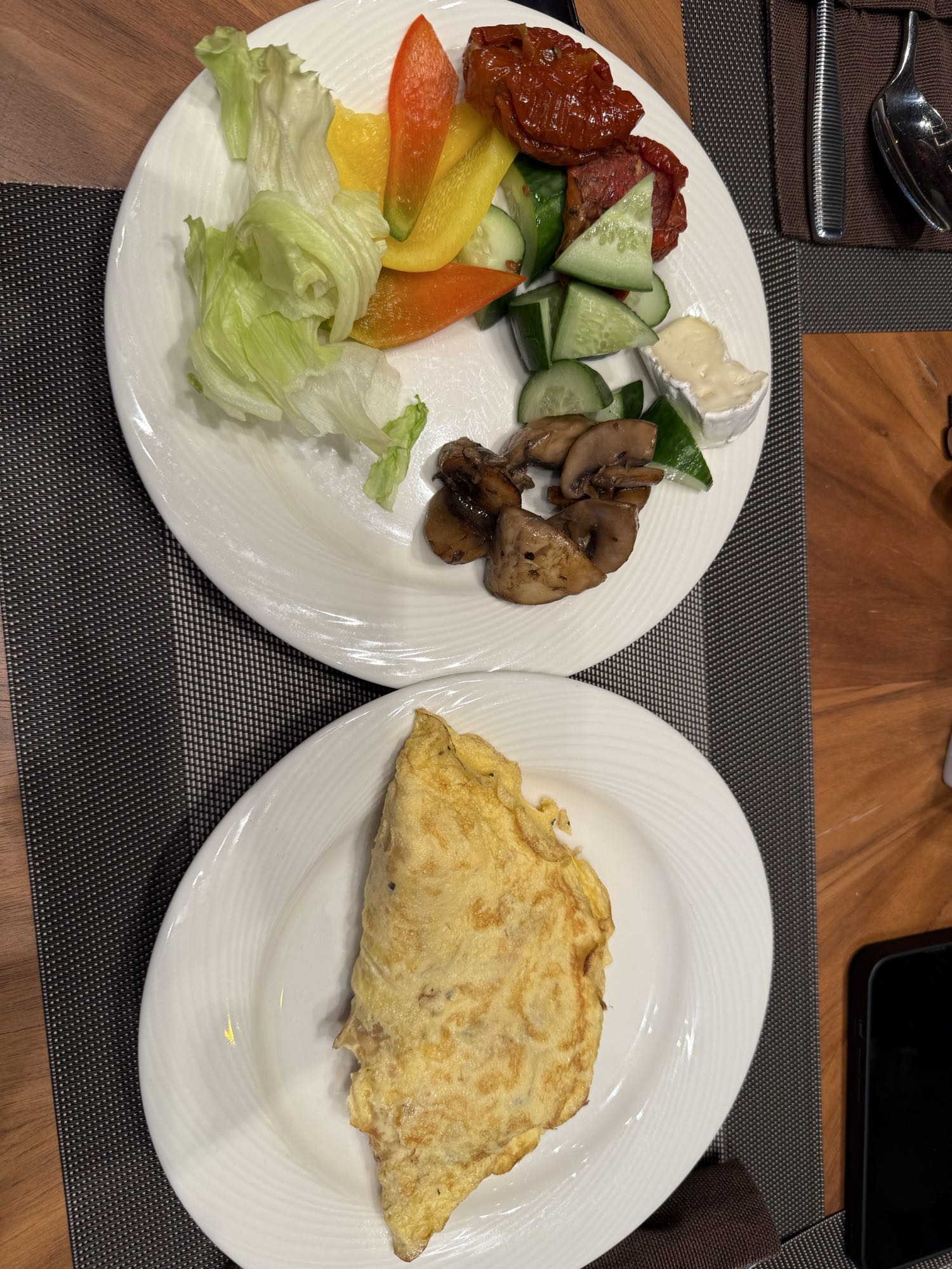 Омлет с овощами