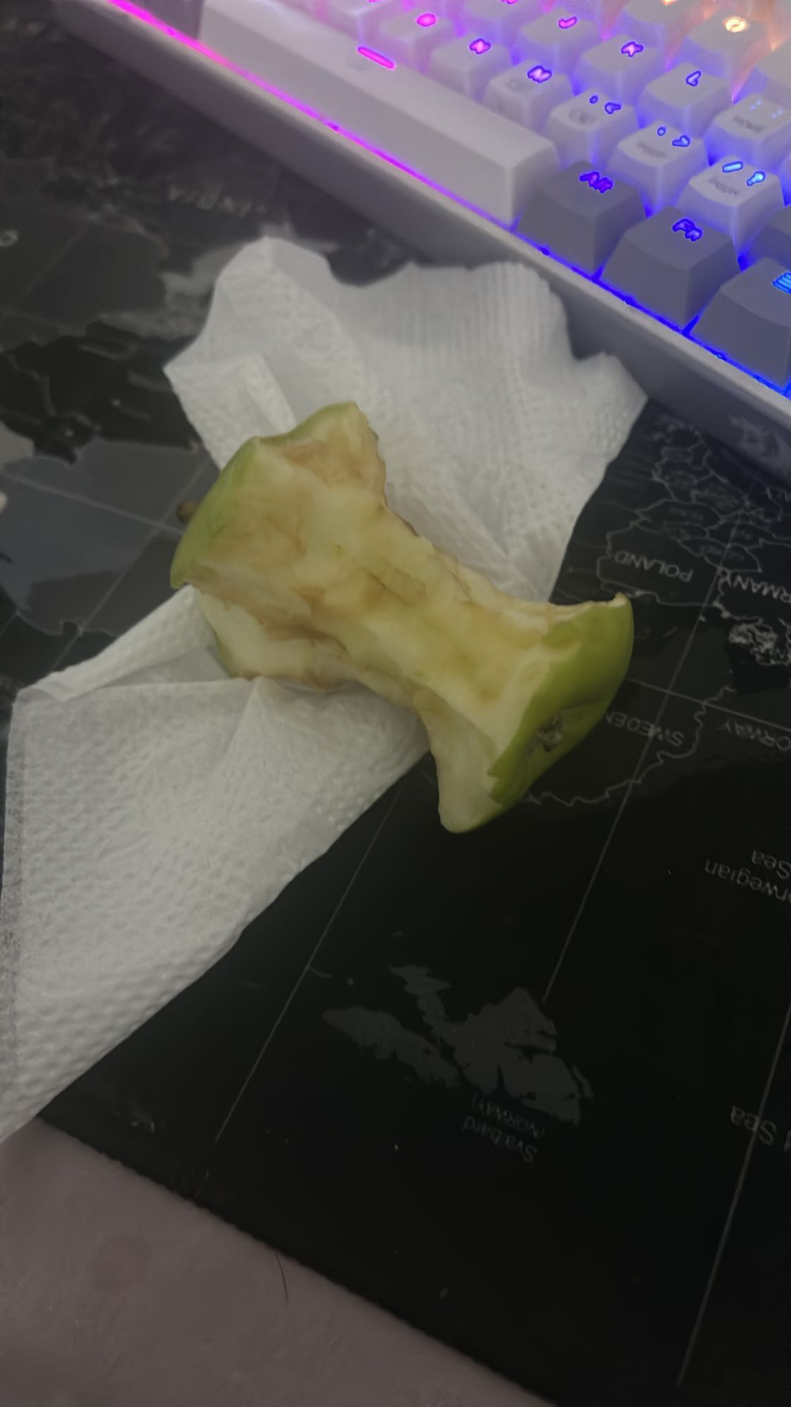 Eaten Green Apple