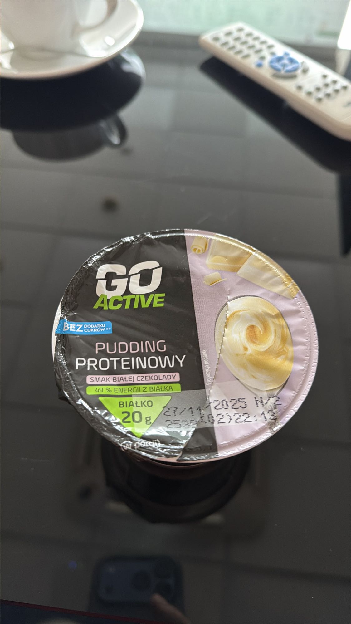 Pudding biała czekolada