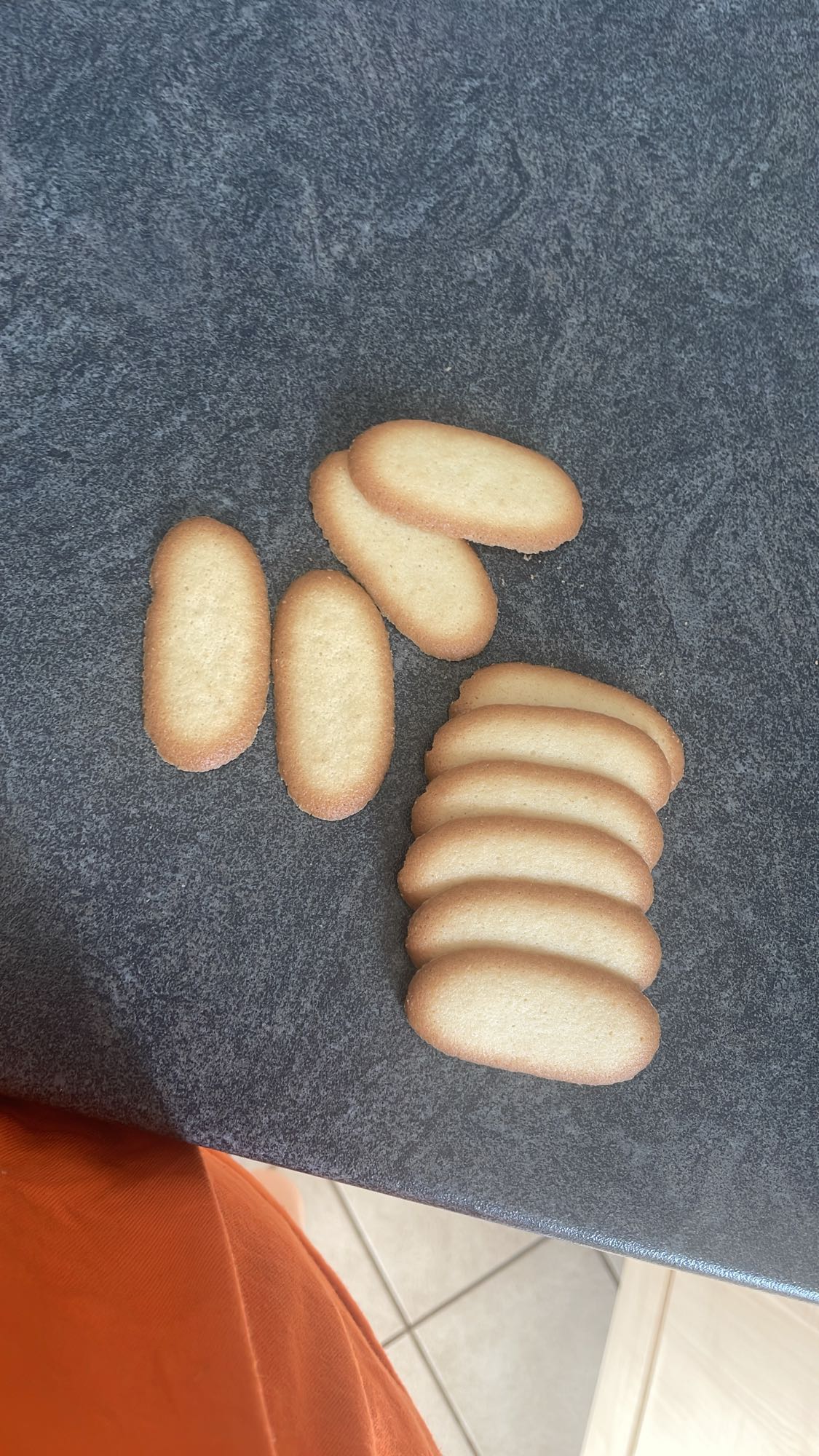 Biscuits langues de chat