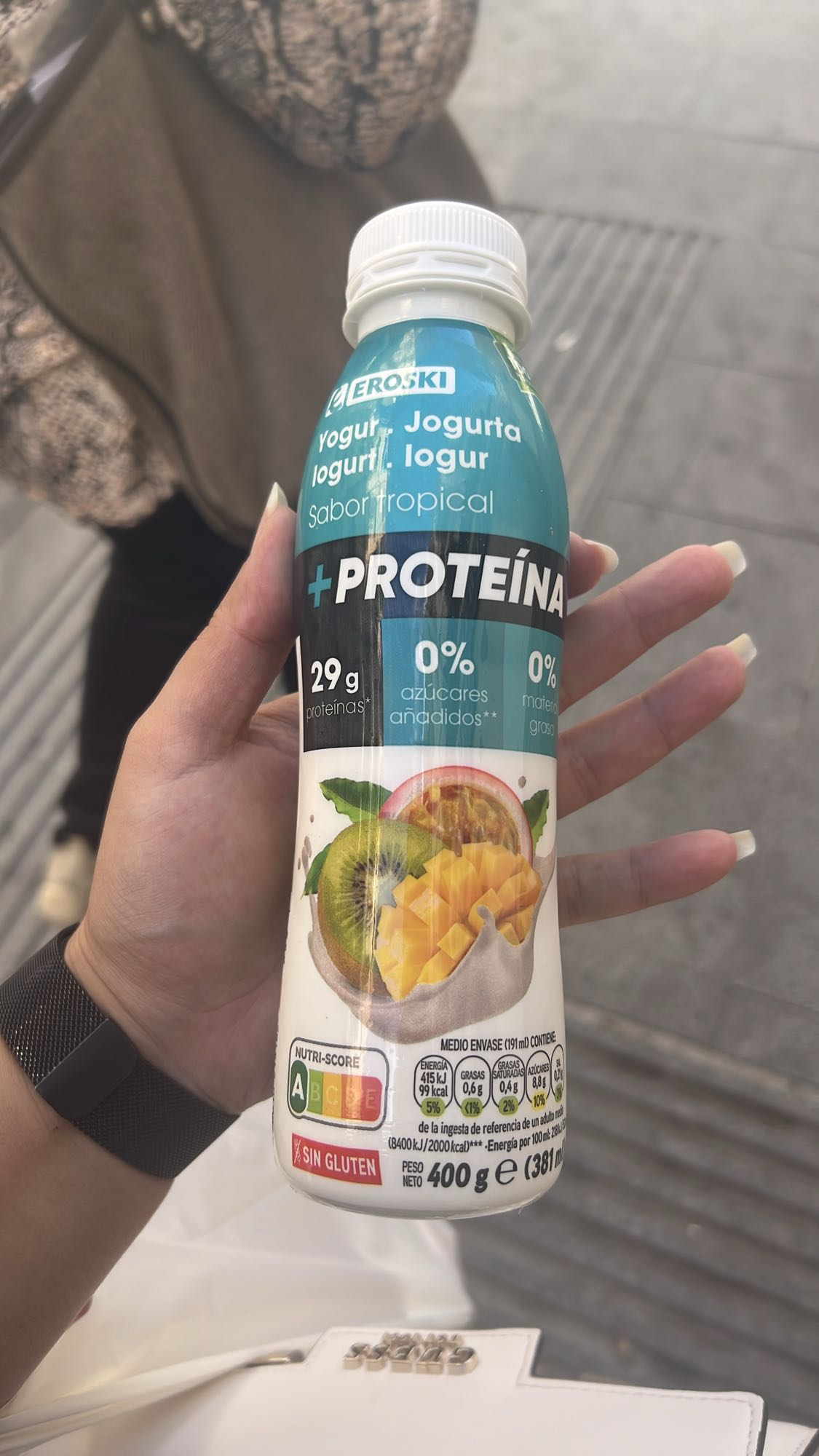 yogur tropical proteico