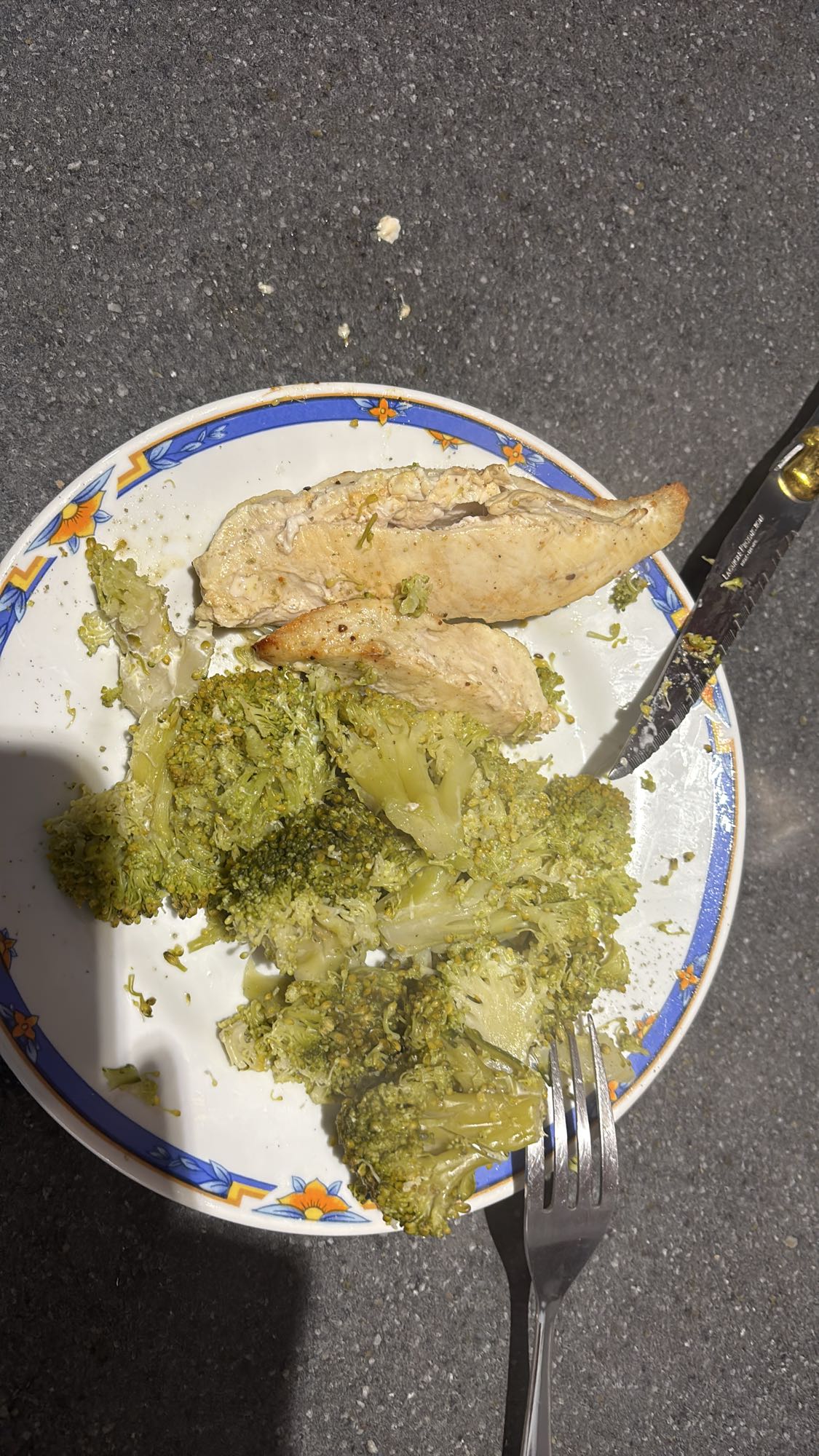 Poulet et brocoli
