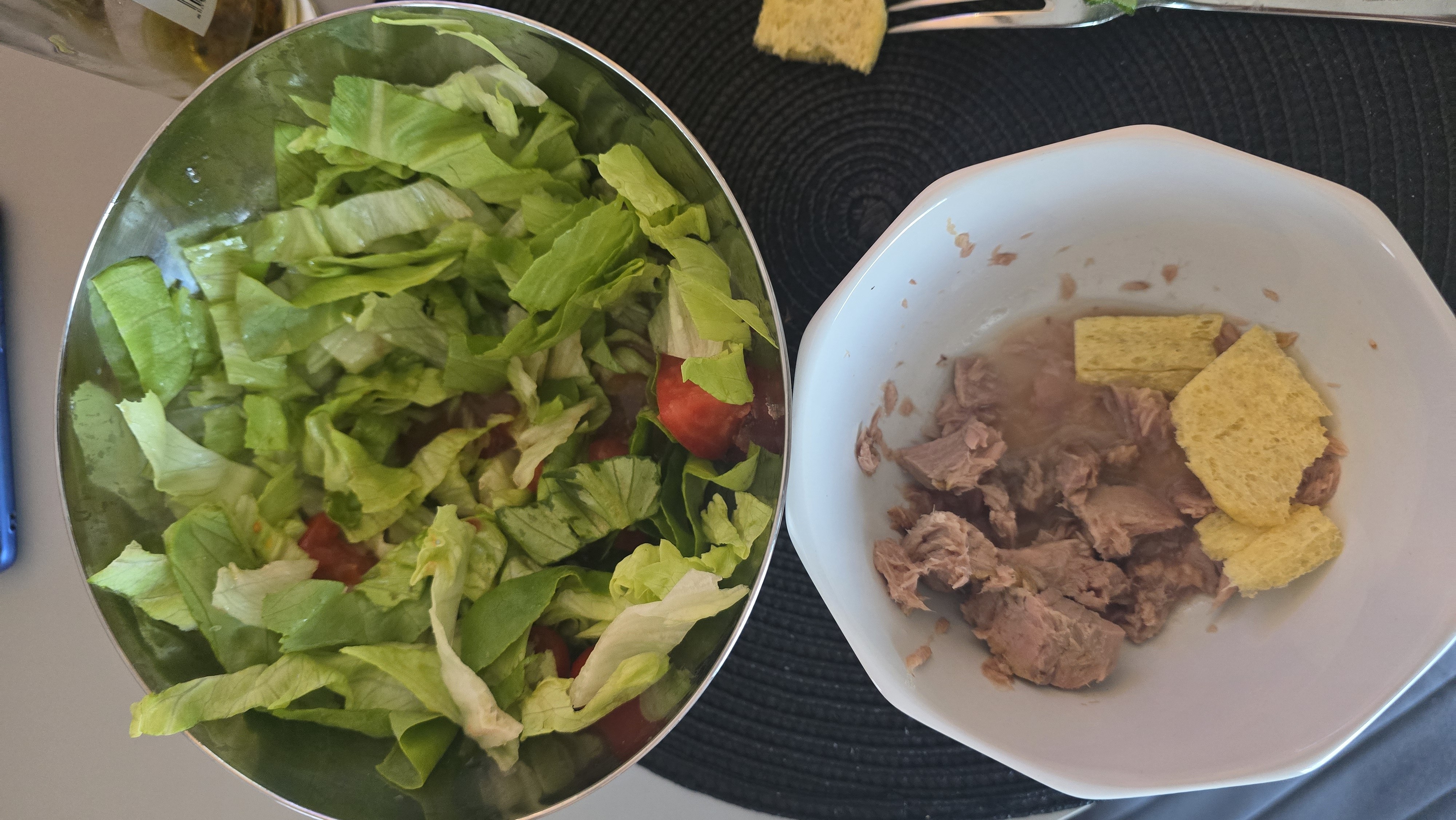 Tuna Salad with Croutons