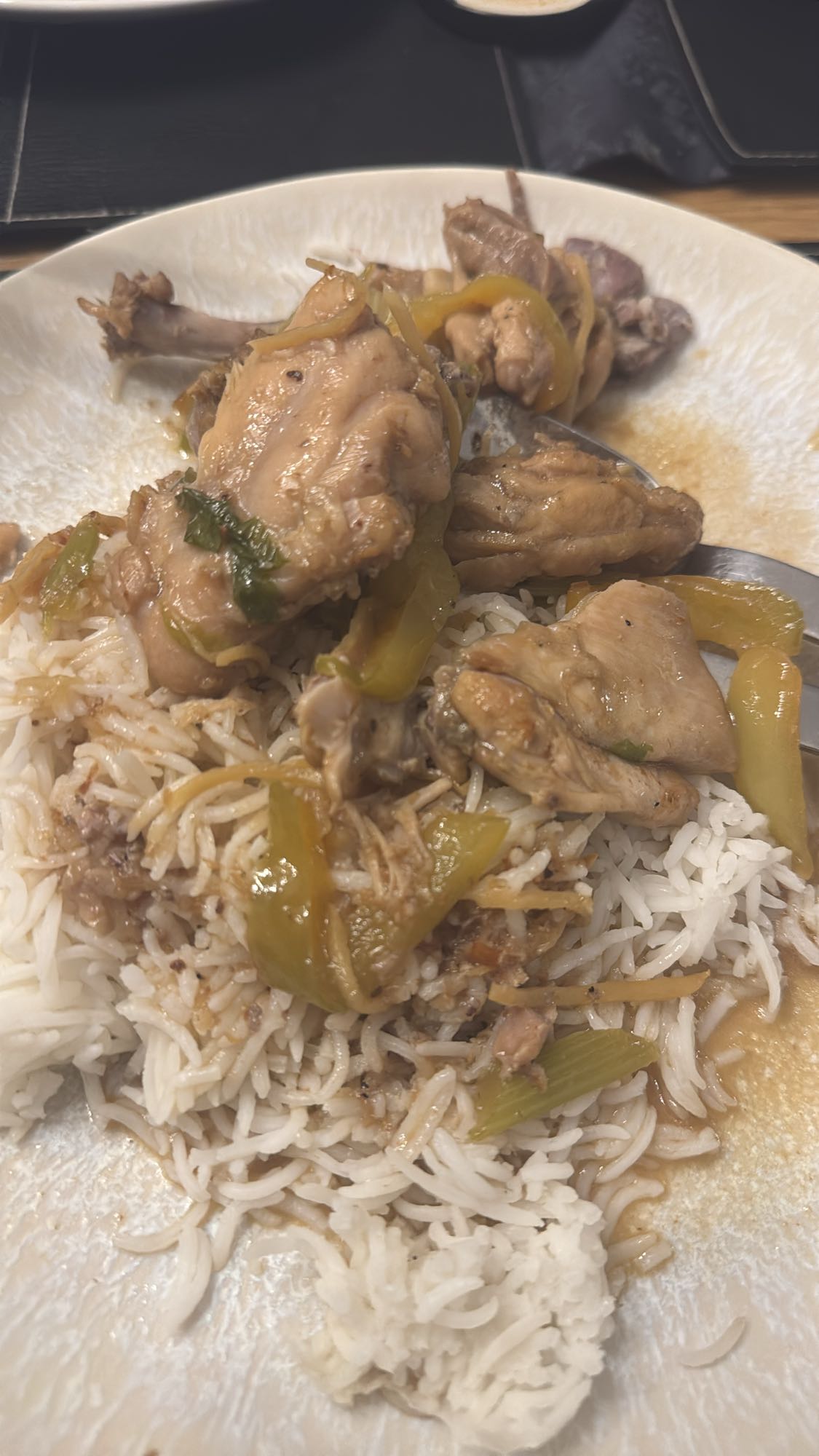 Kycklinggryta med ris