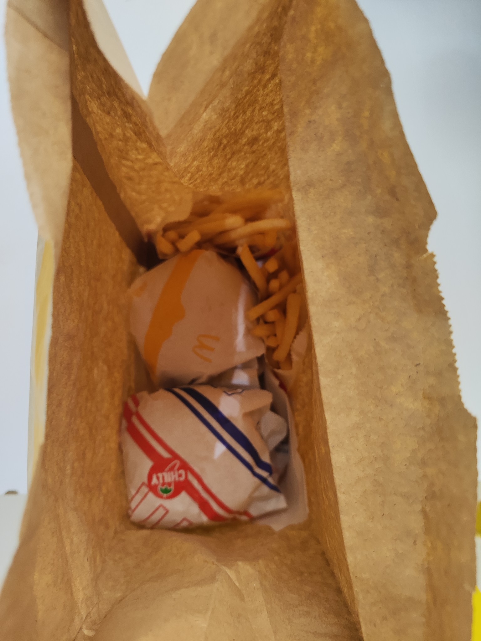 Burger and Fries Combo