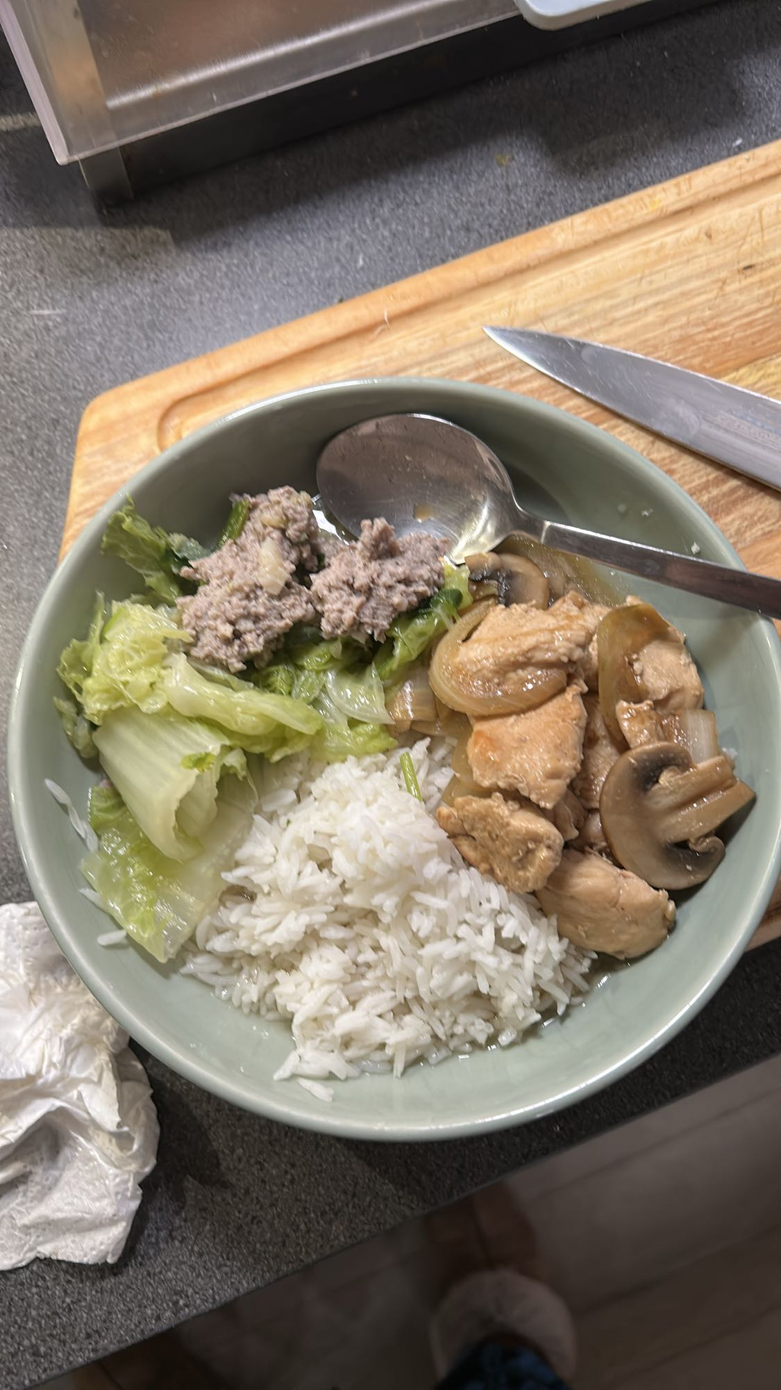 Kylling med ris og grønnsaker