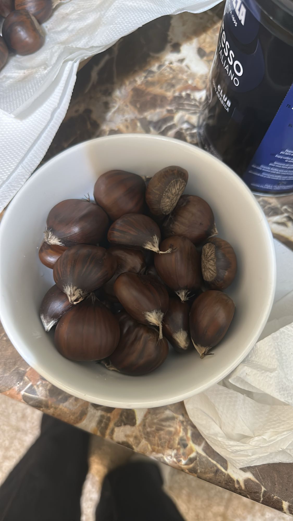 Boiled Chestnuts Bowl