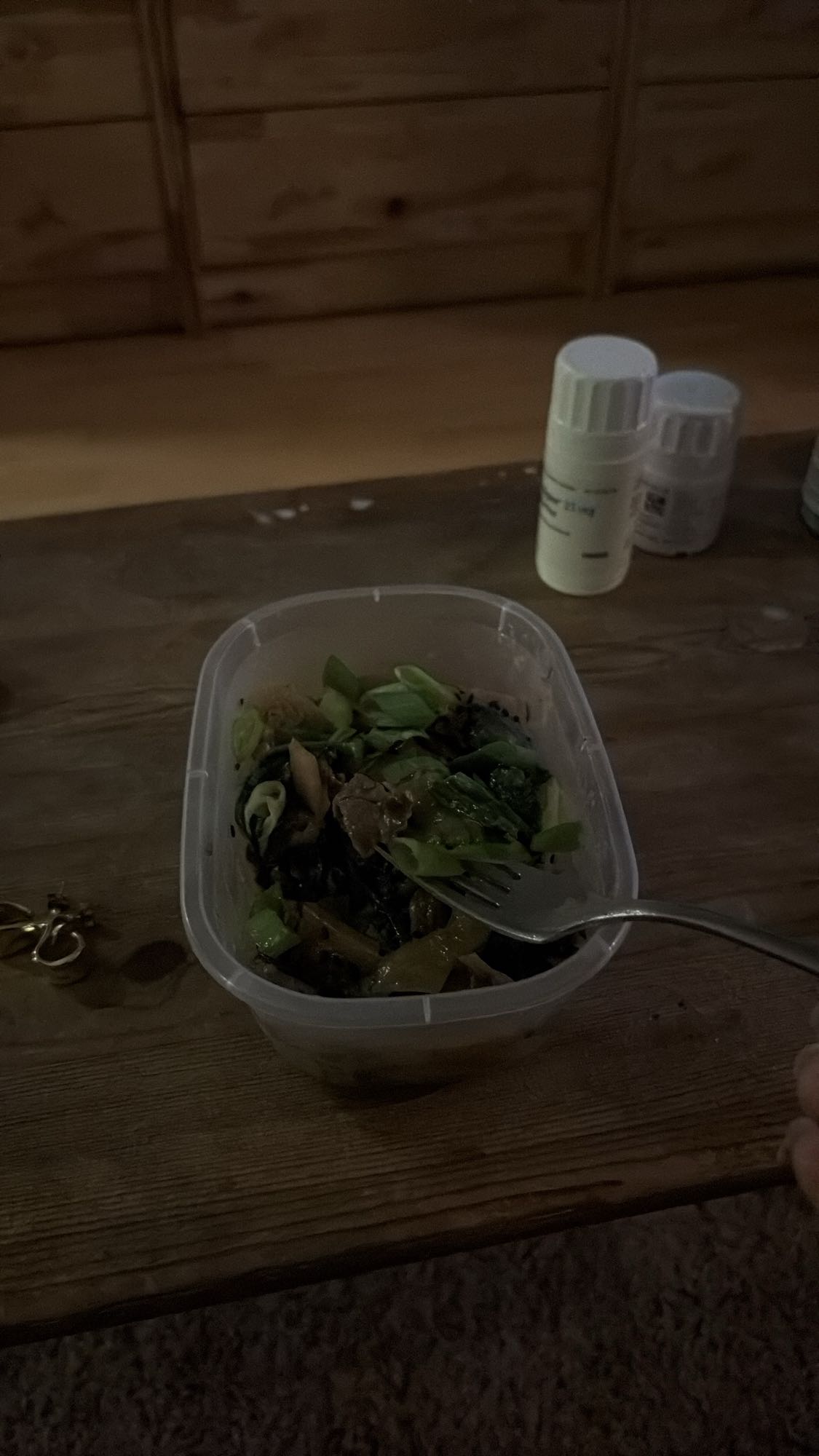 Grönsakswok med kött