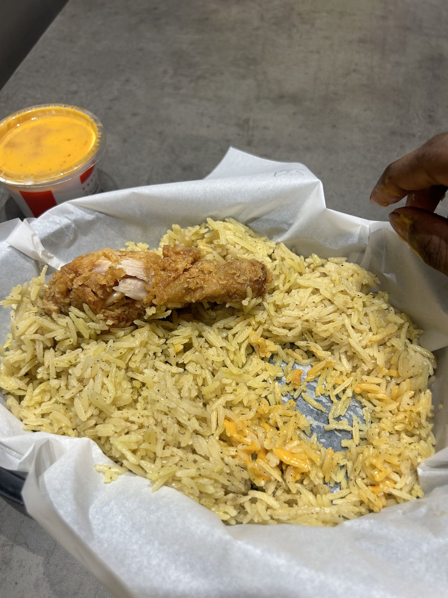 Fried Chicken with Rice