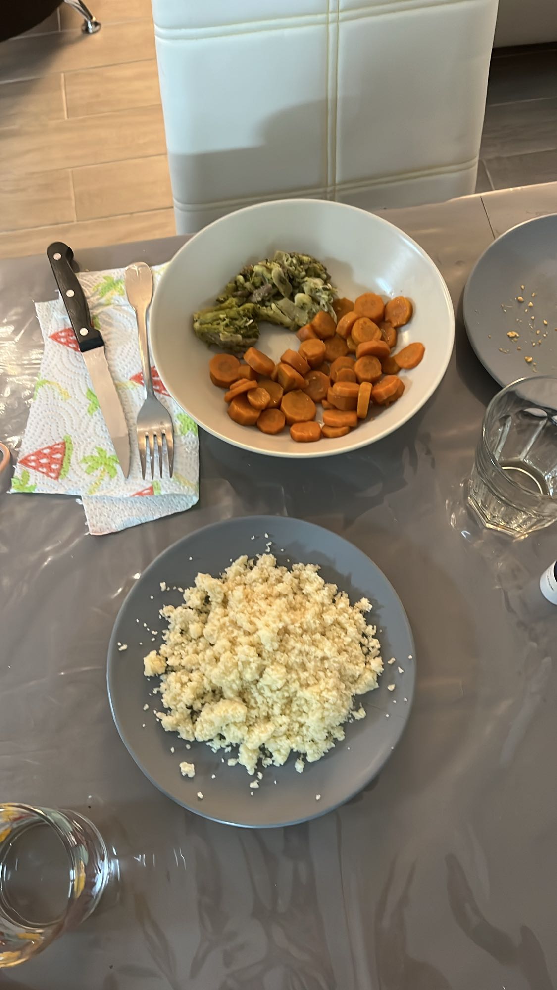 Couscous légumes vapeur