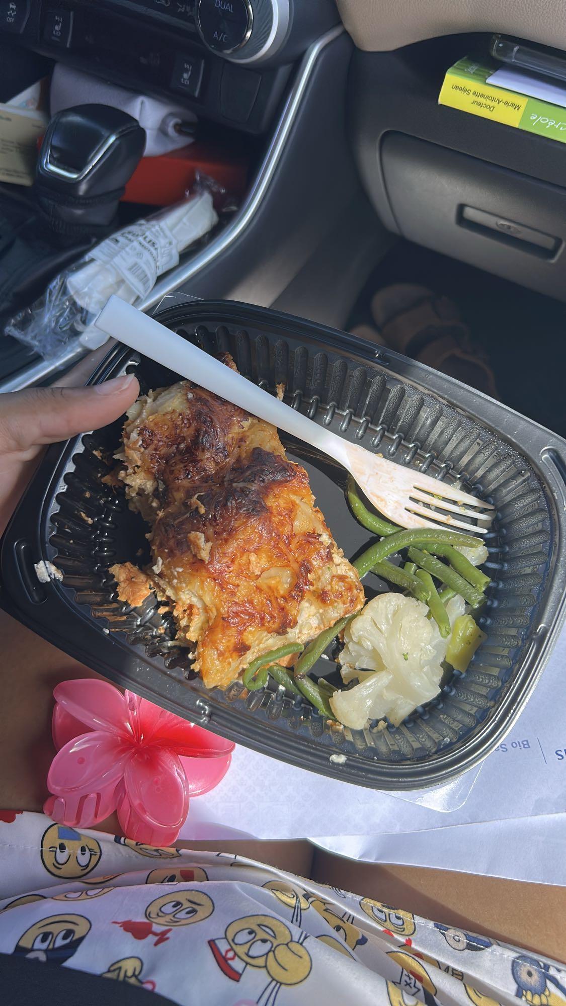 Lasagne et légumes vapeur