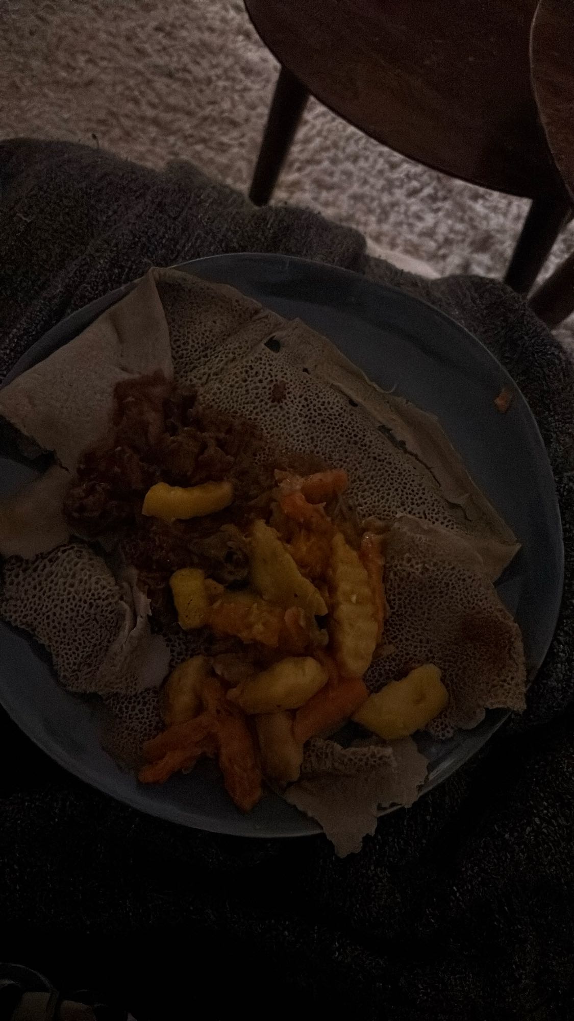 Injera med grytor