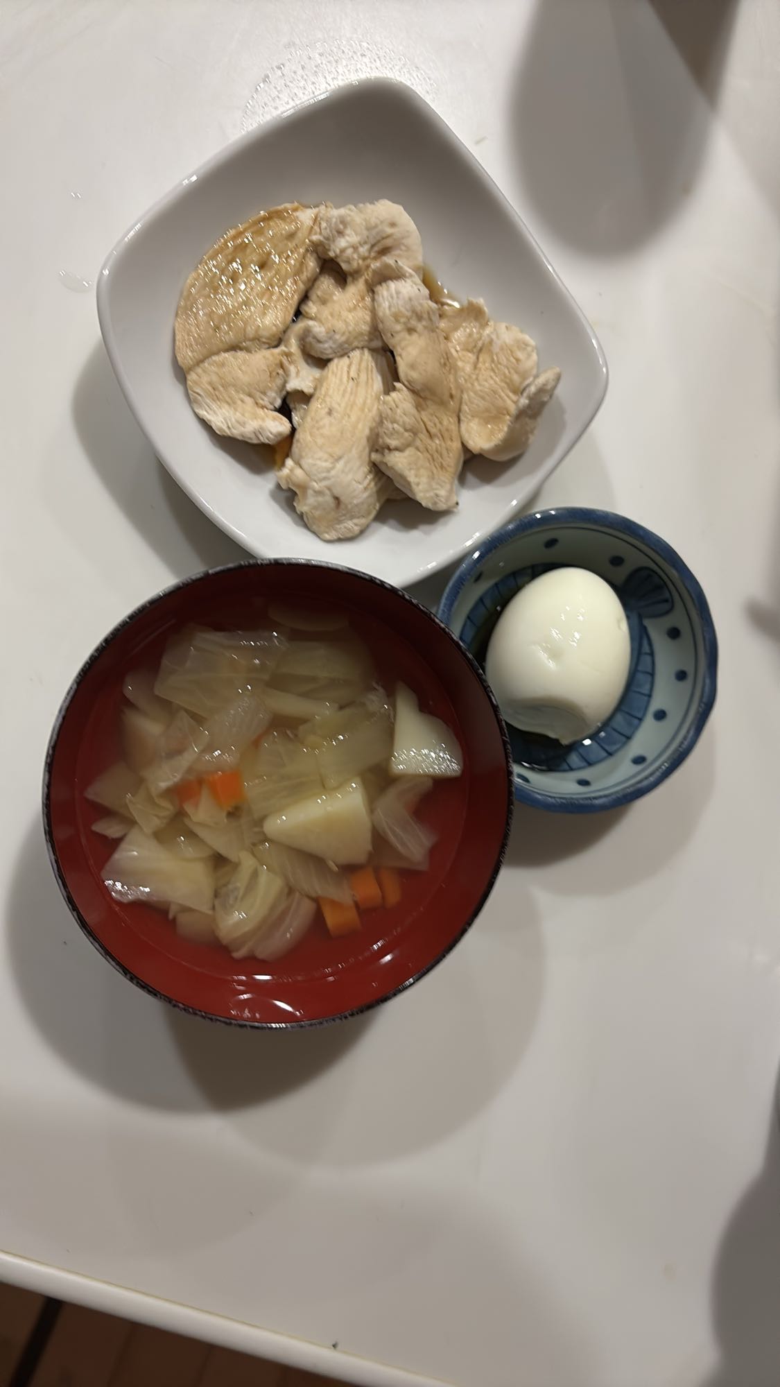鶏むね肉と野菜スープ