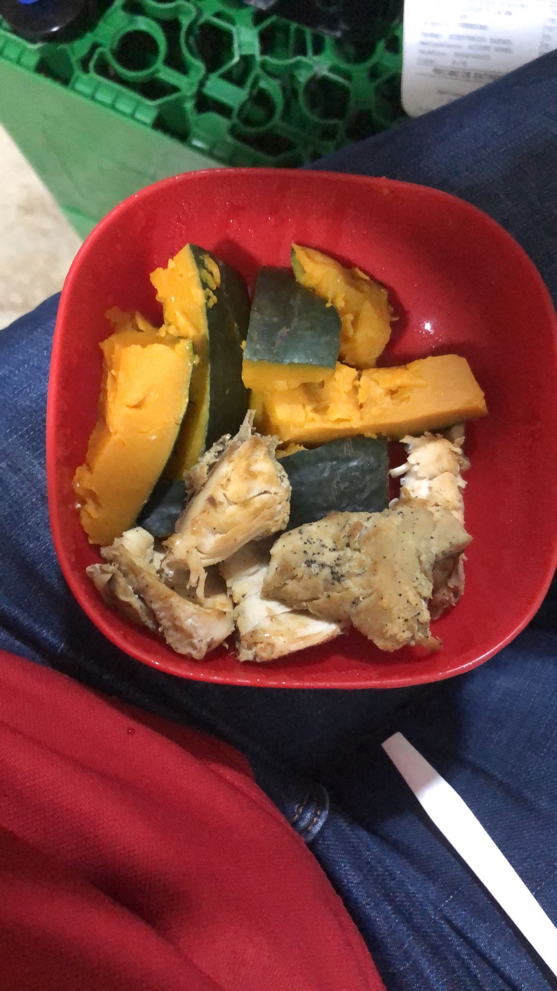 Pollo con calabaza