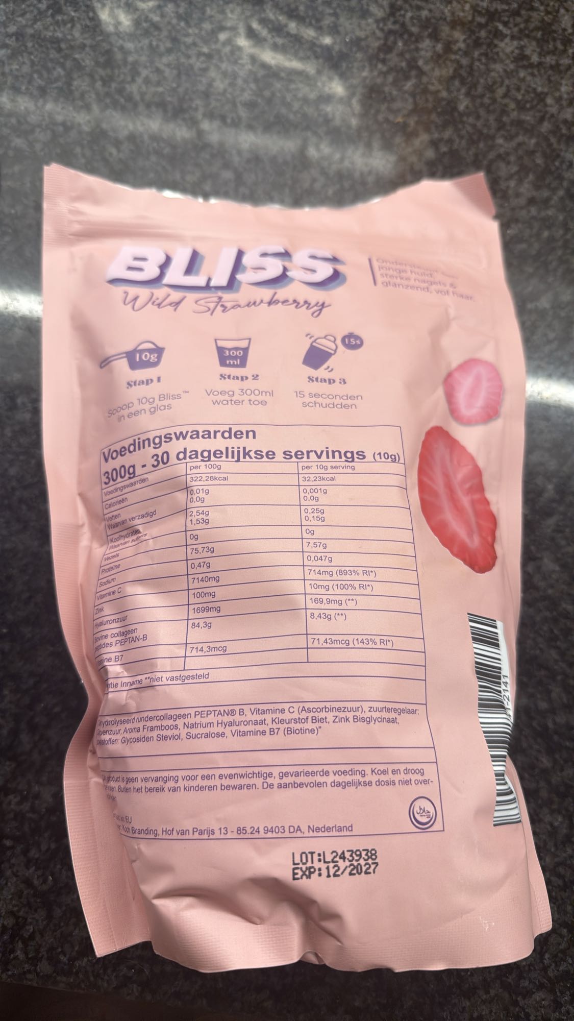 Bliss Wild Strawberry shake