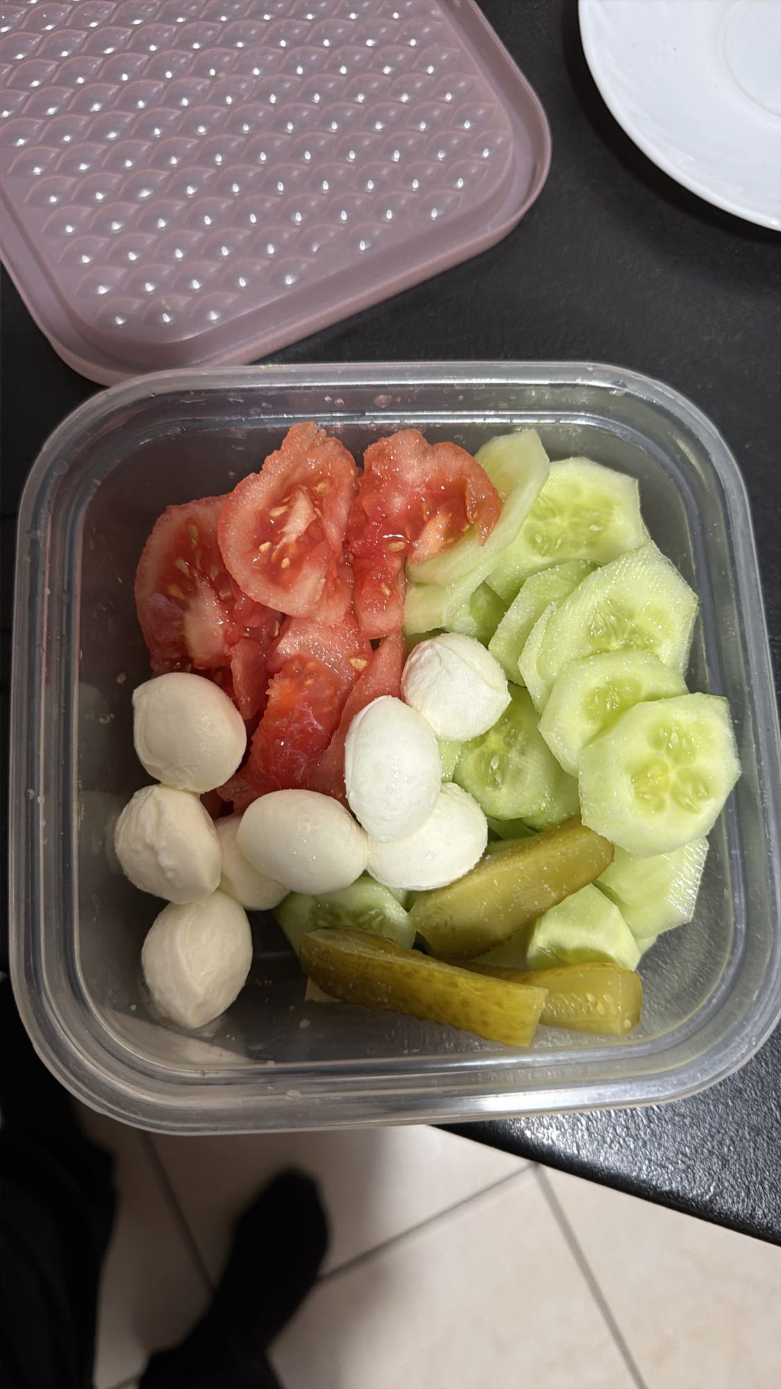 Sałatka z mozzarellą