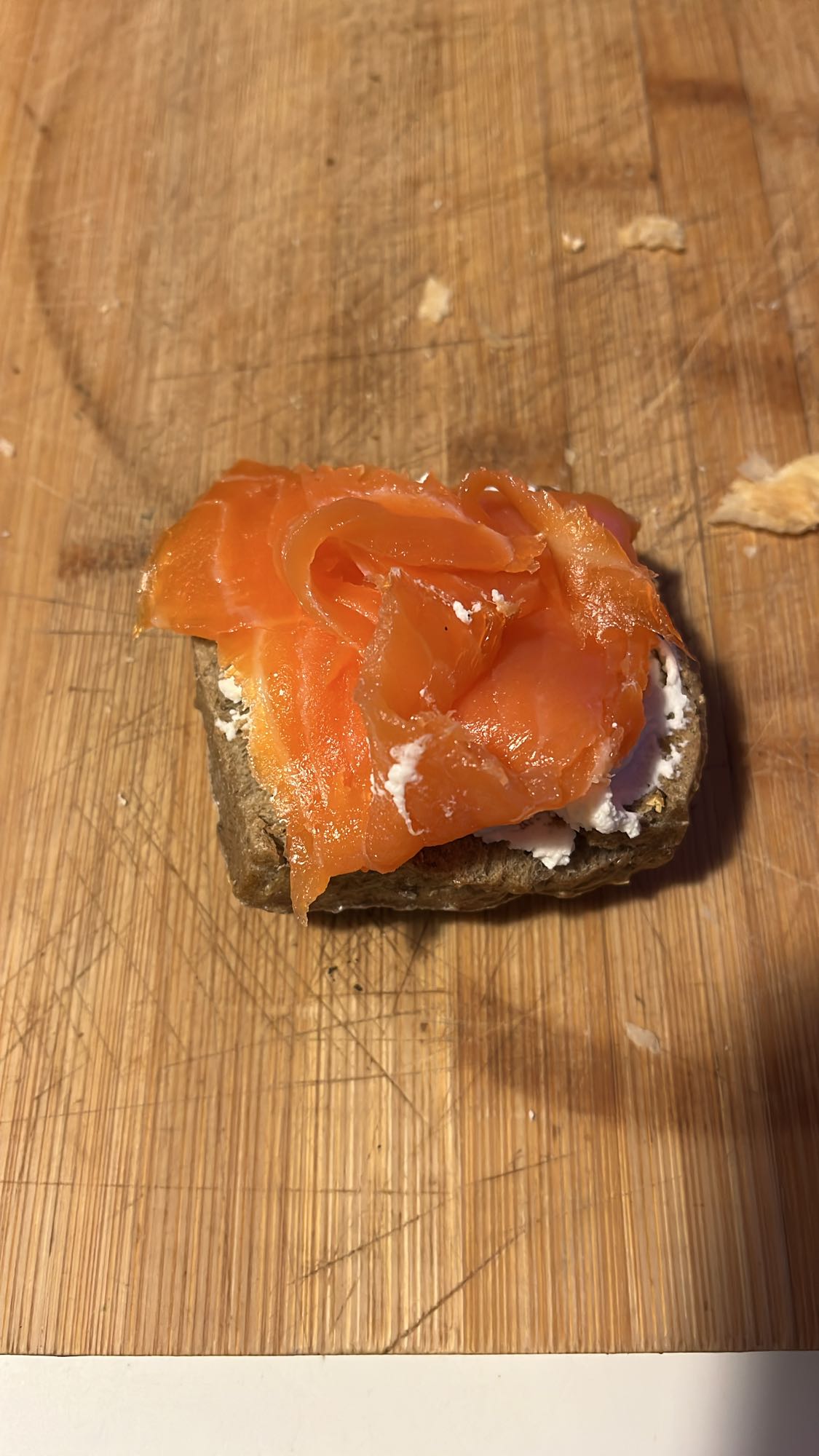 Tartine au saumon