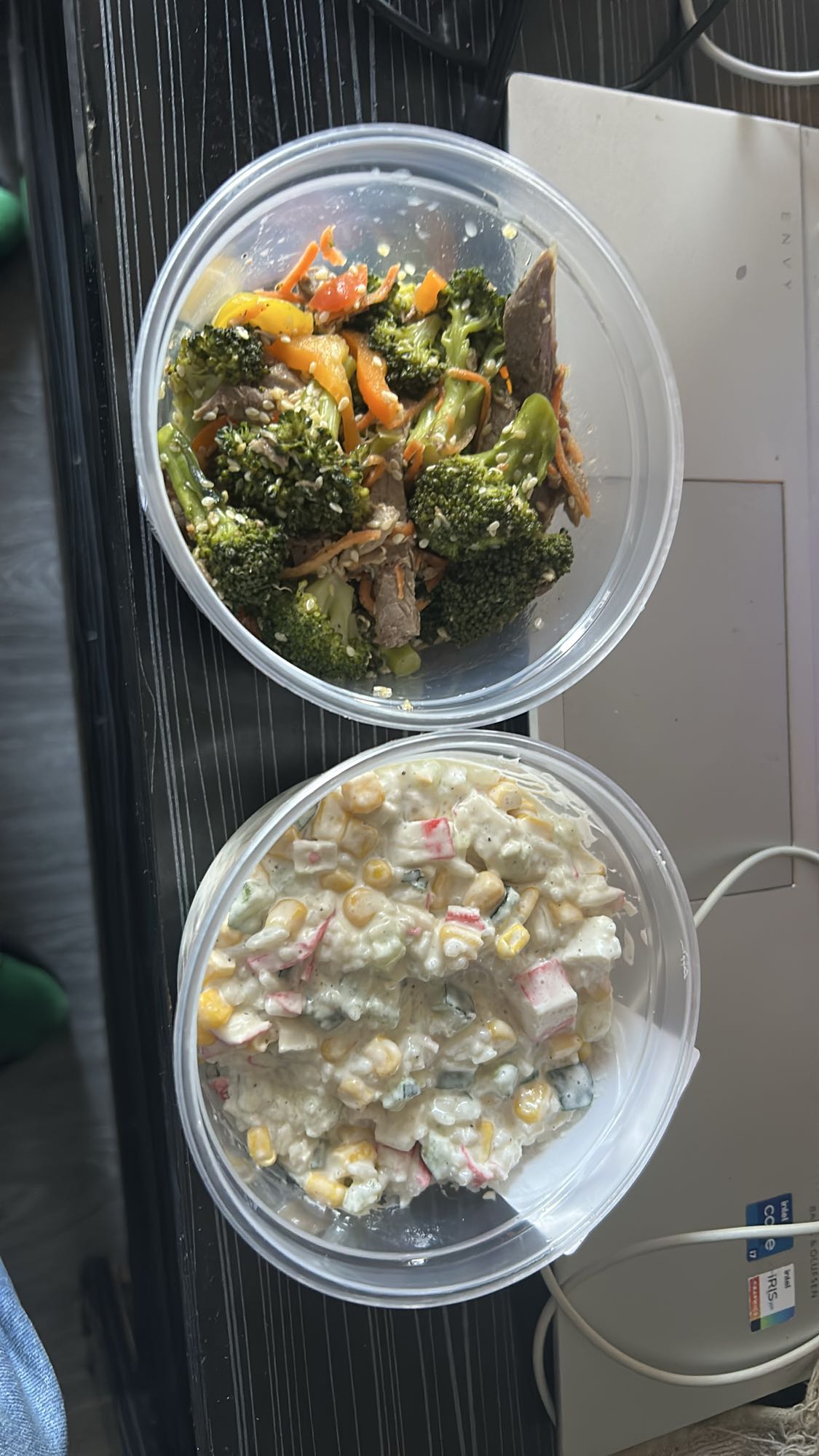 Beef Veggie & Crab Salad