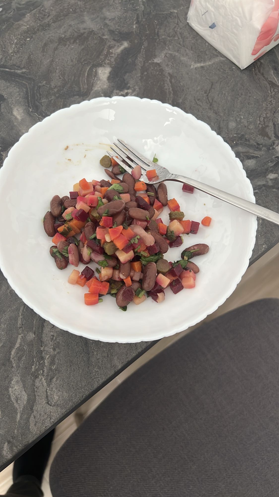 Լոբու աղցան