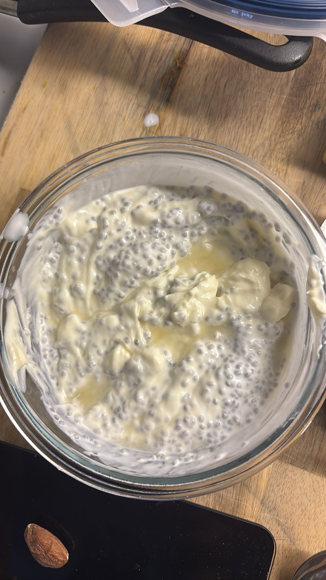 Chiapudding med yoghurt