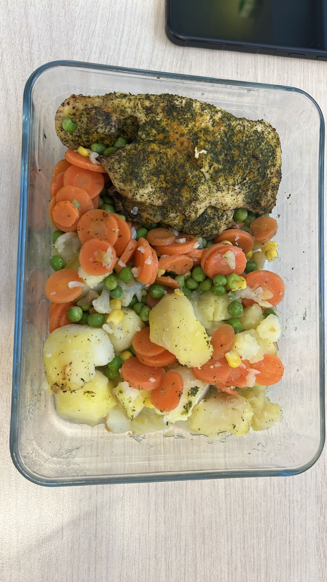 Kurczak z warzywami i ziemniakami