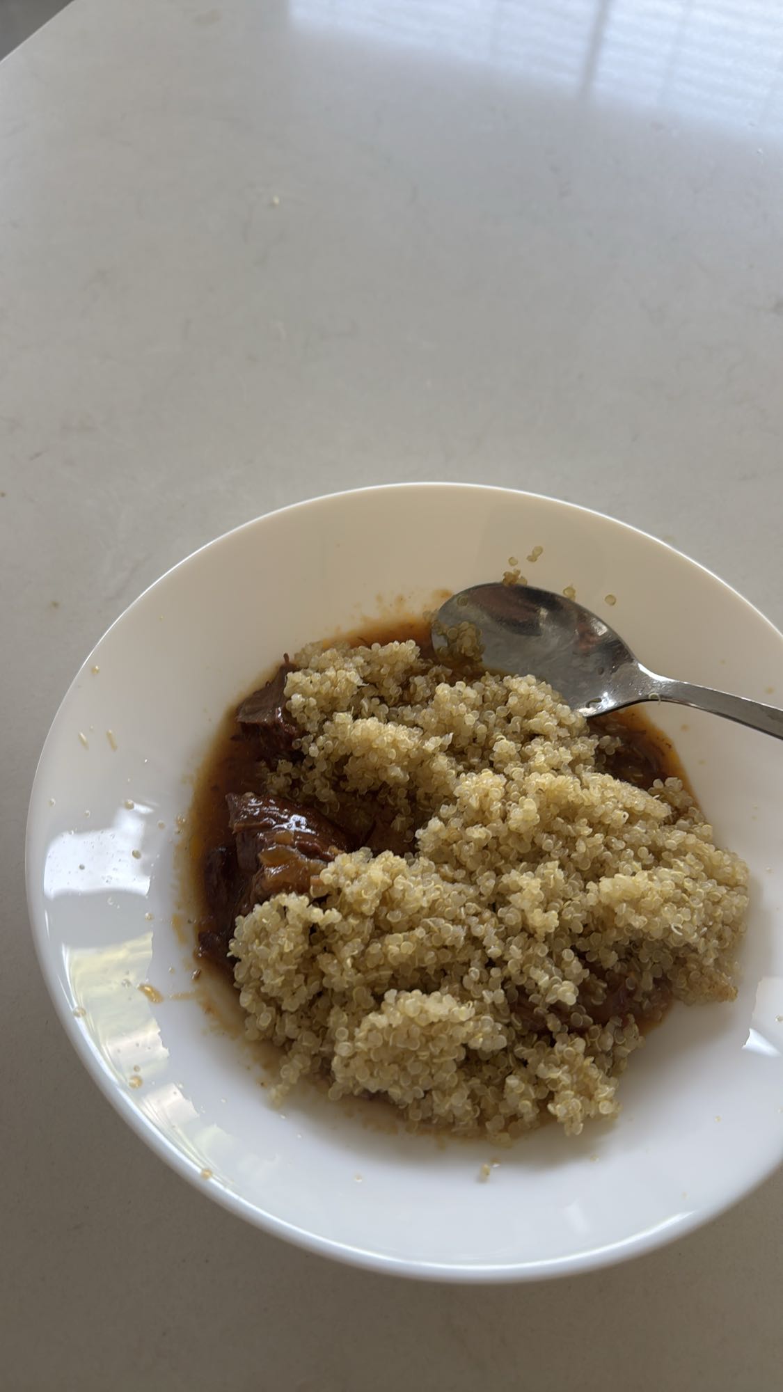 Quinoa with Beef Stew