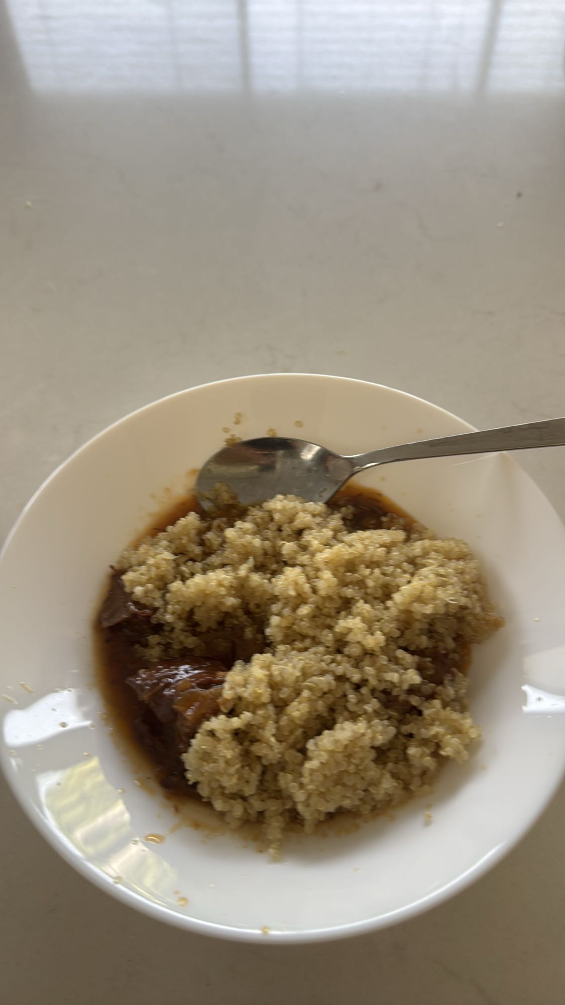 Quinoa with Beef Stew