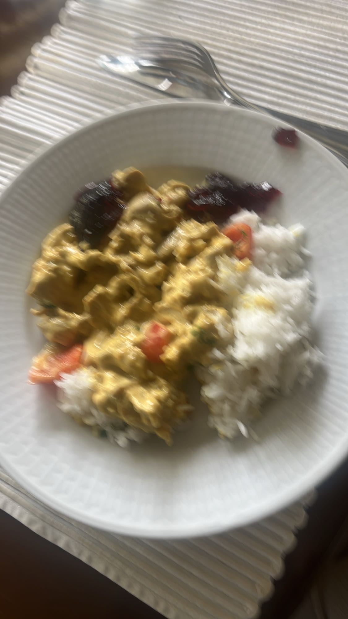 Kycklinggryta med ris