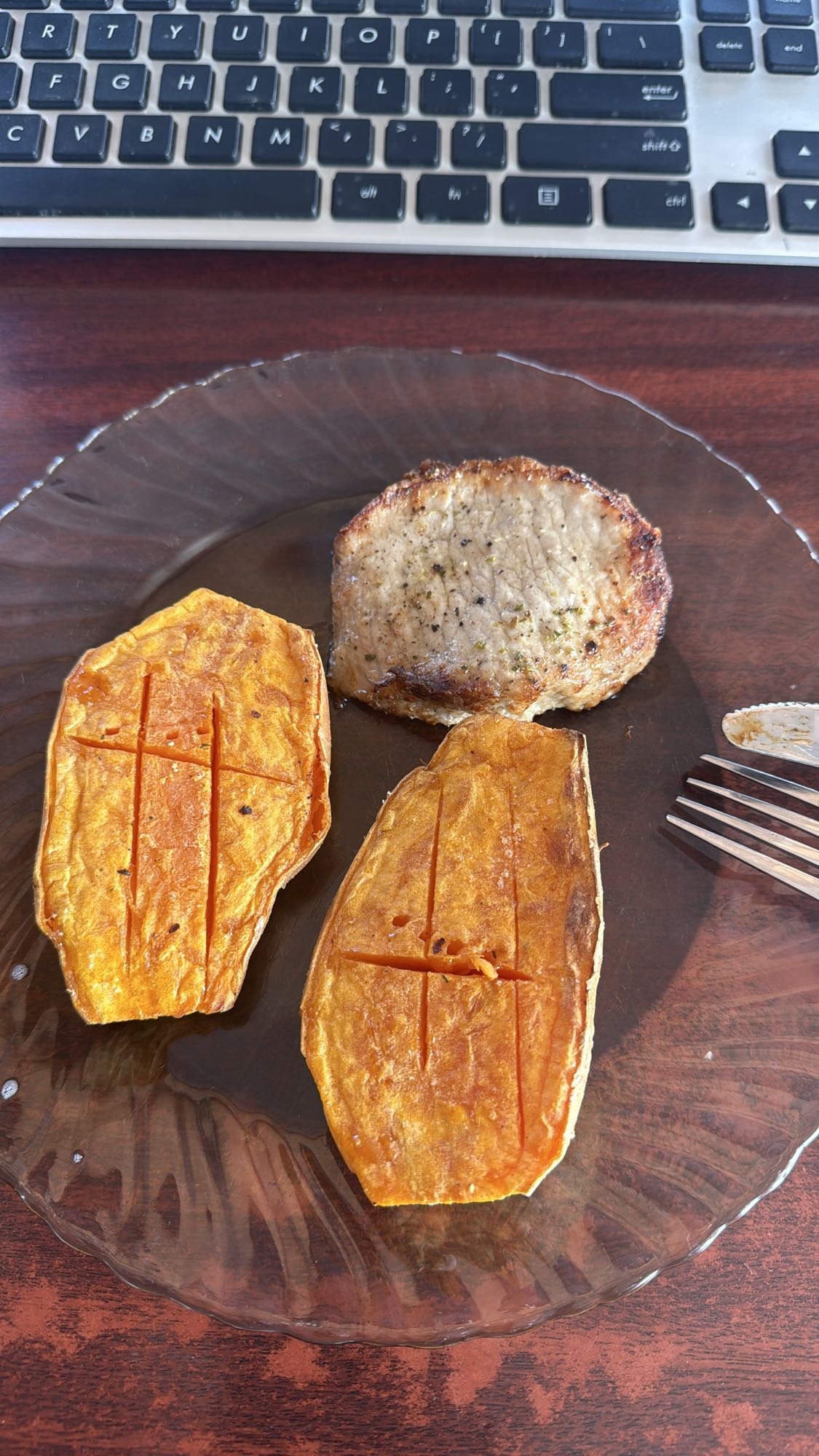 Cartof dulce cu cotlet