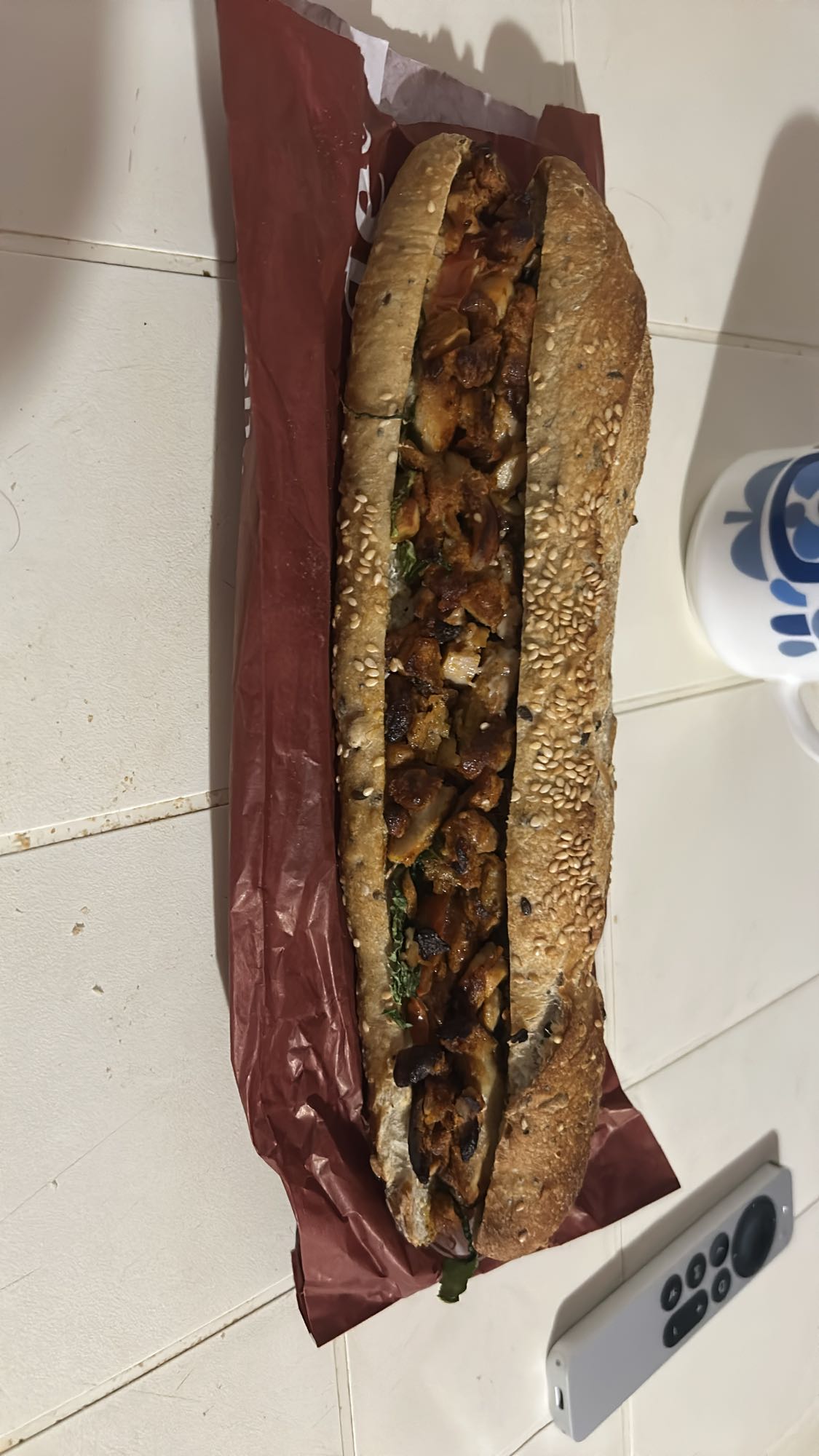 Sandwich poulet grillé