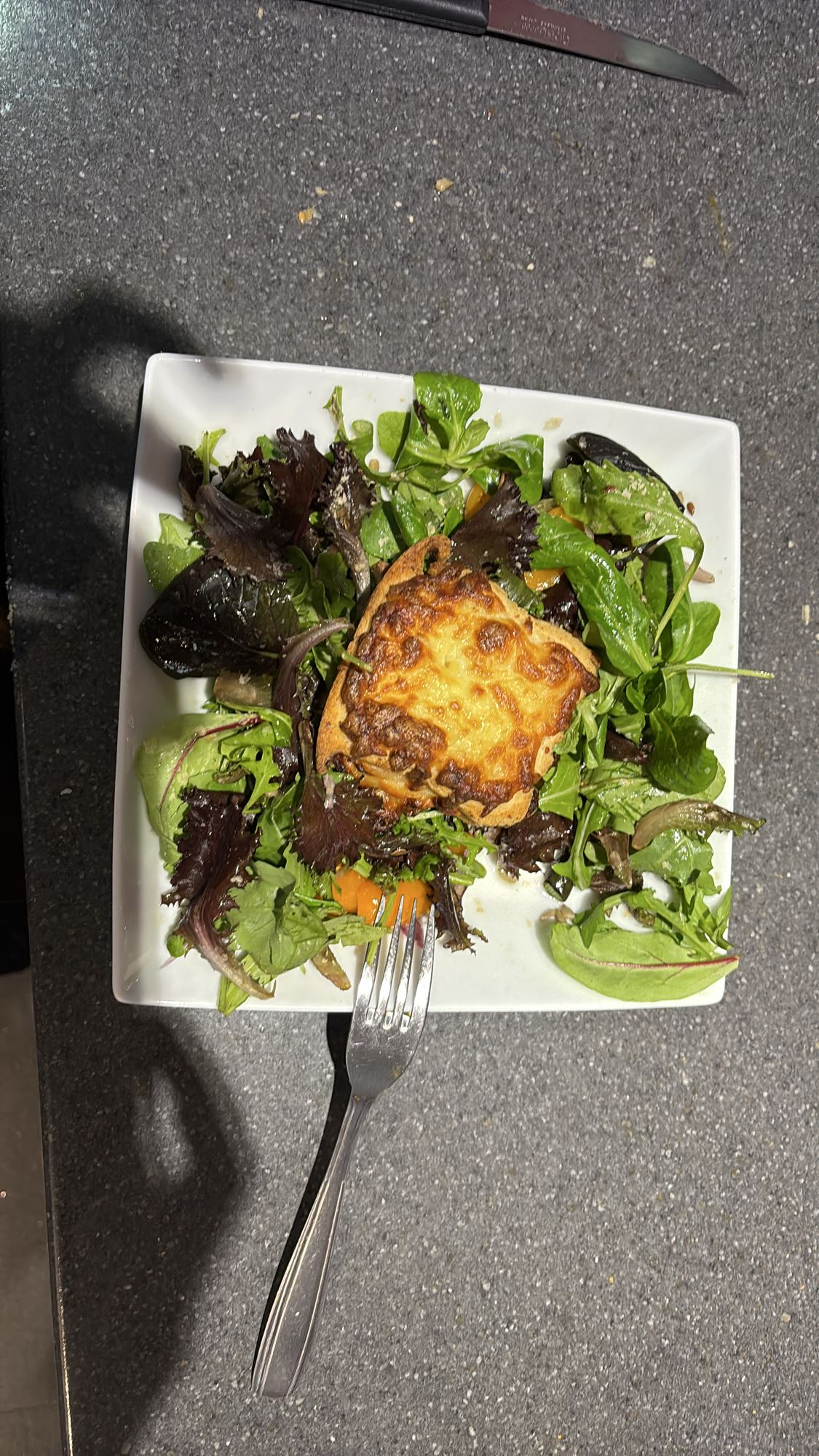 Salade gruyère jambon