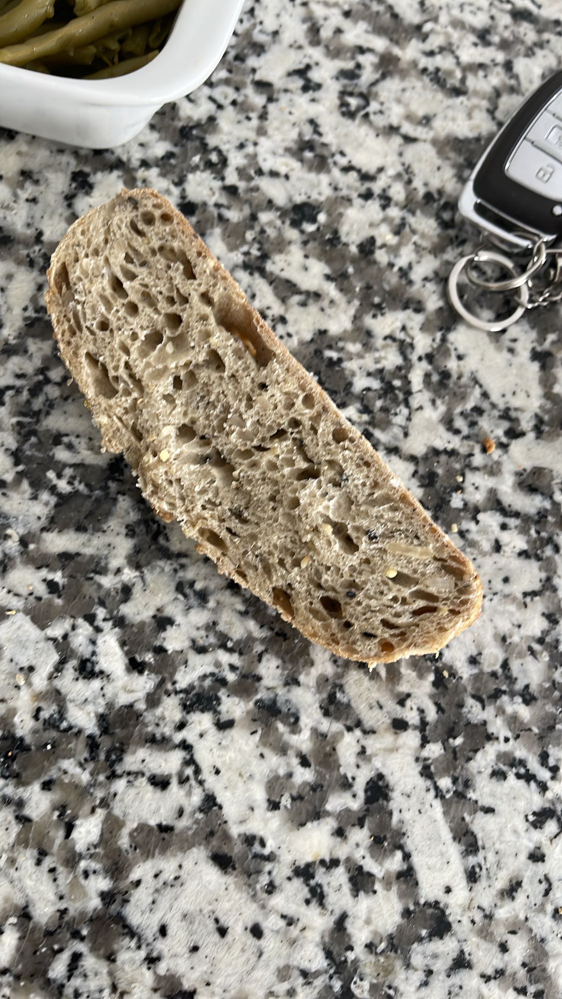 Tranche de pain complet