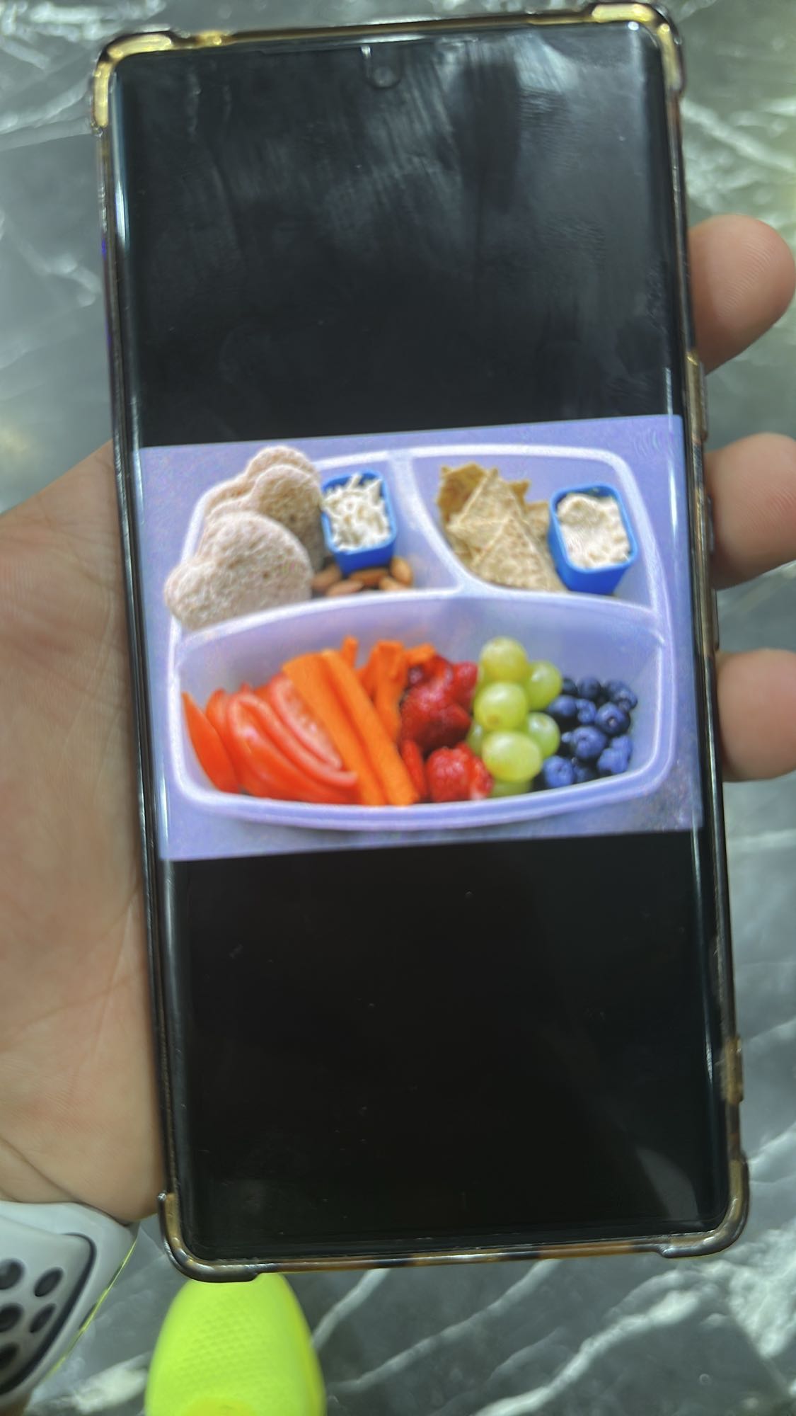 Boîte déjeuner saine