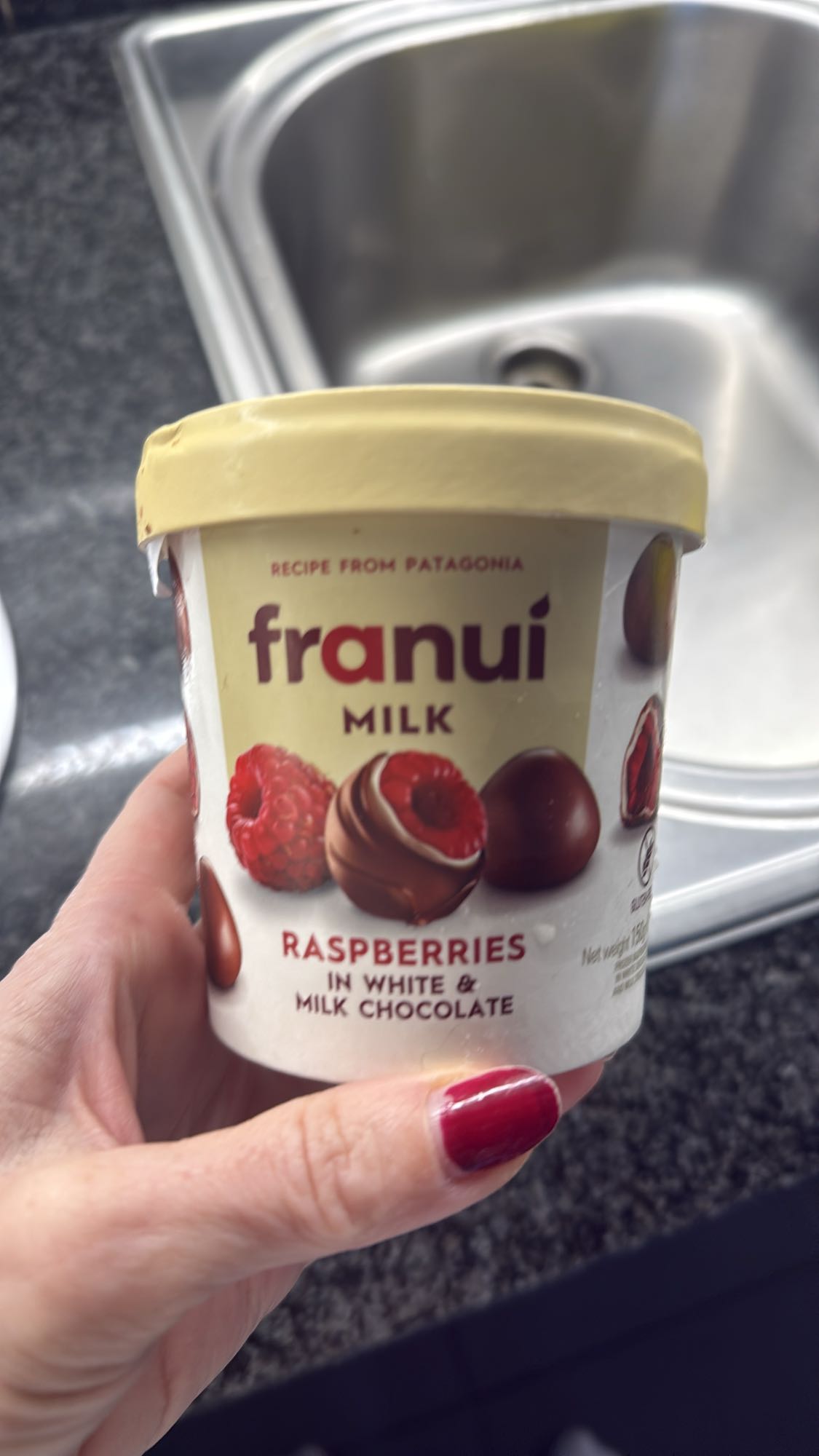 Frambozen in chocolade