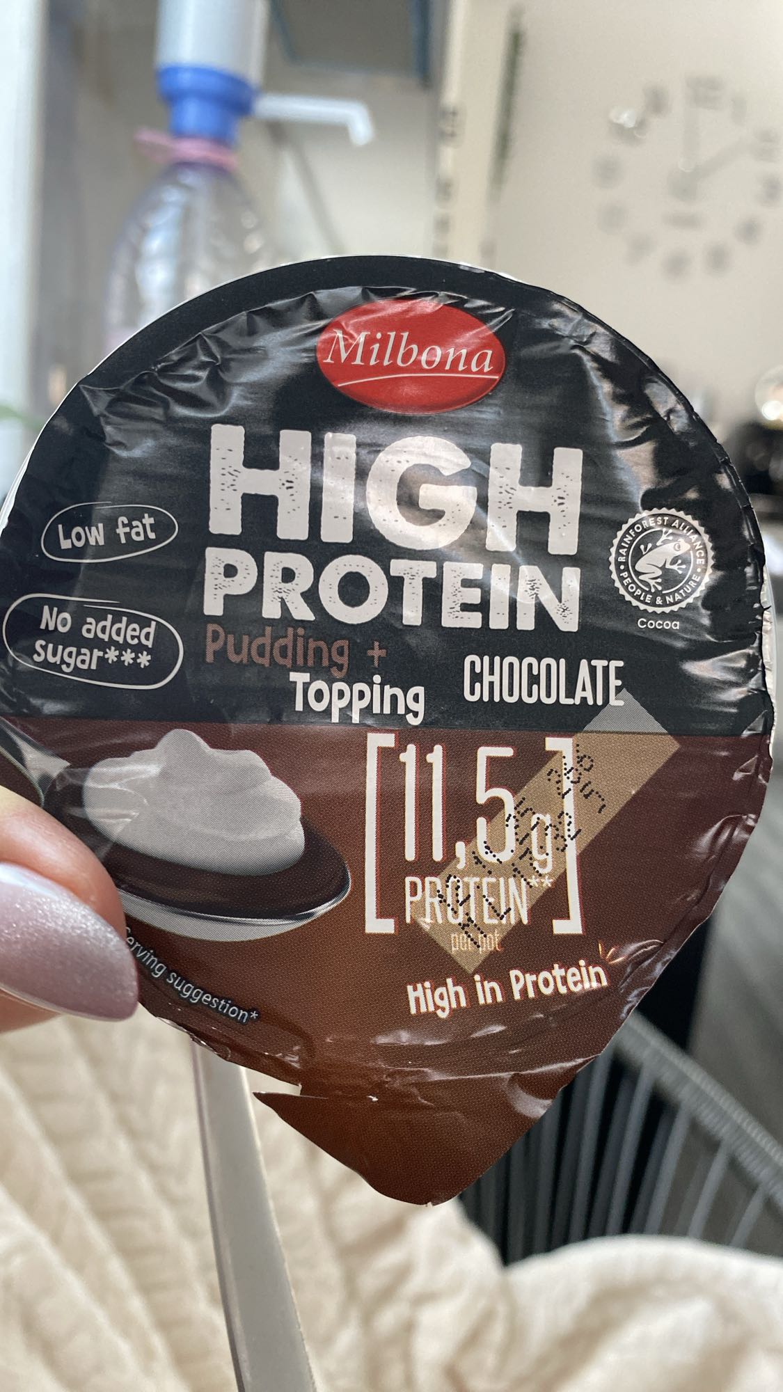 Budincă proteică ciocolată