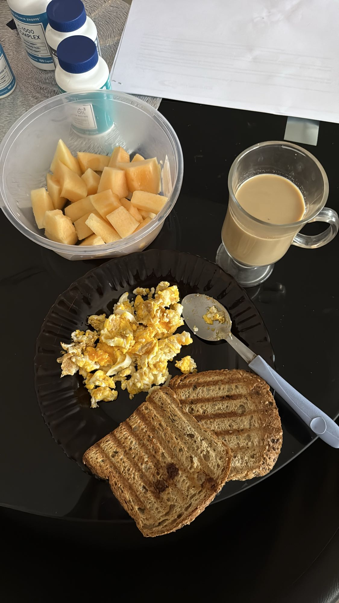 Desayuno saludable mixto