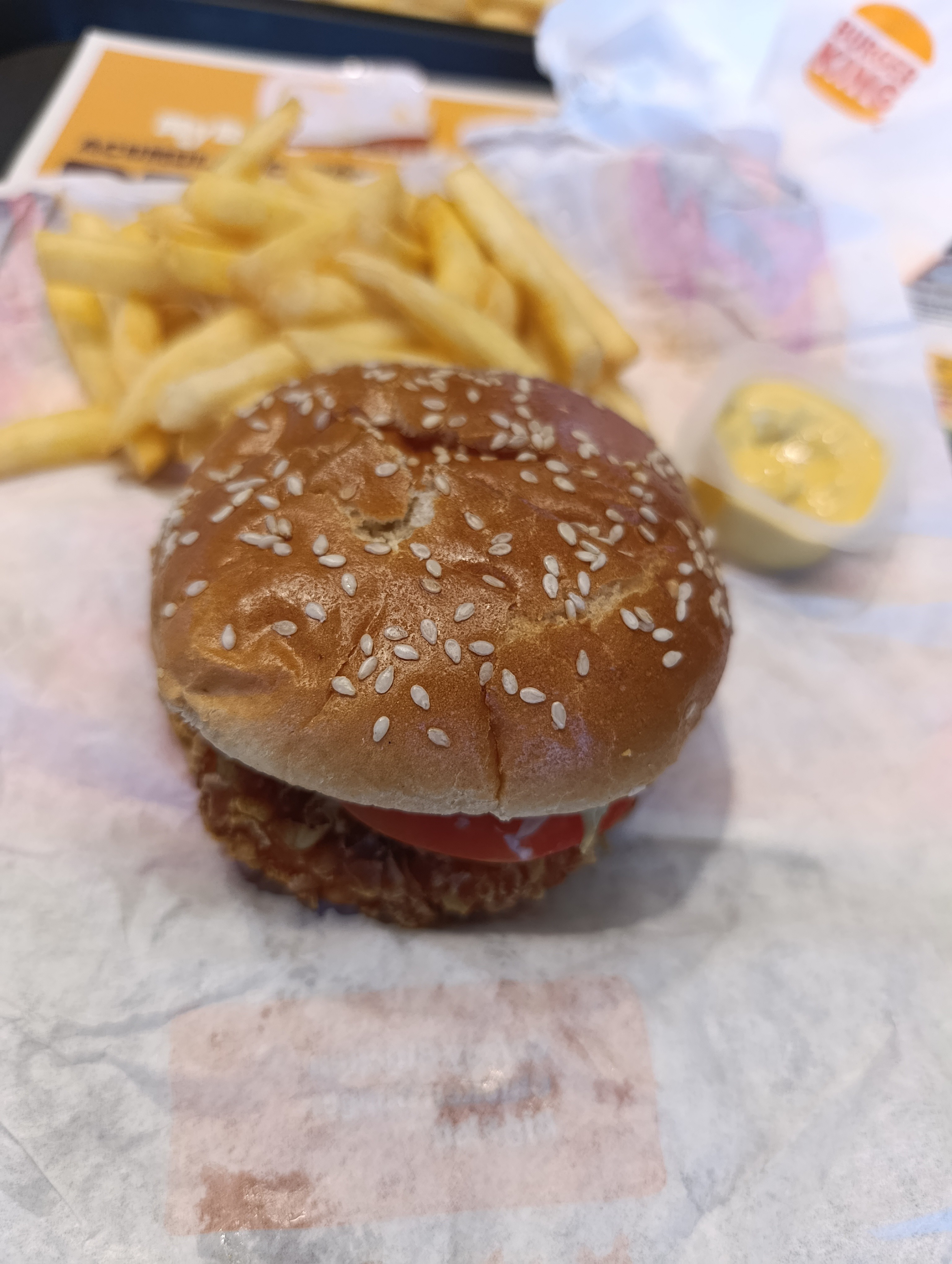 Hamburguesa con papas