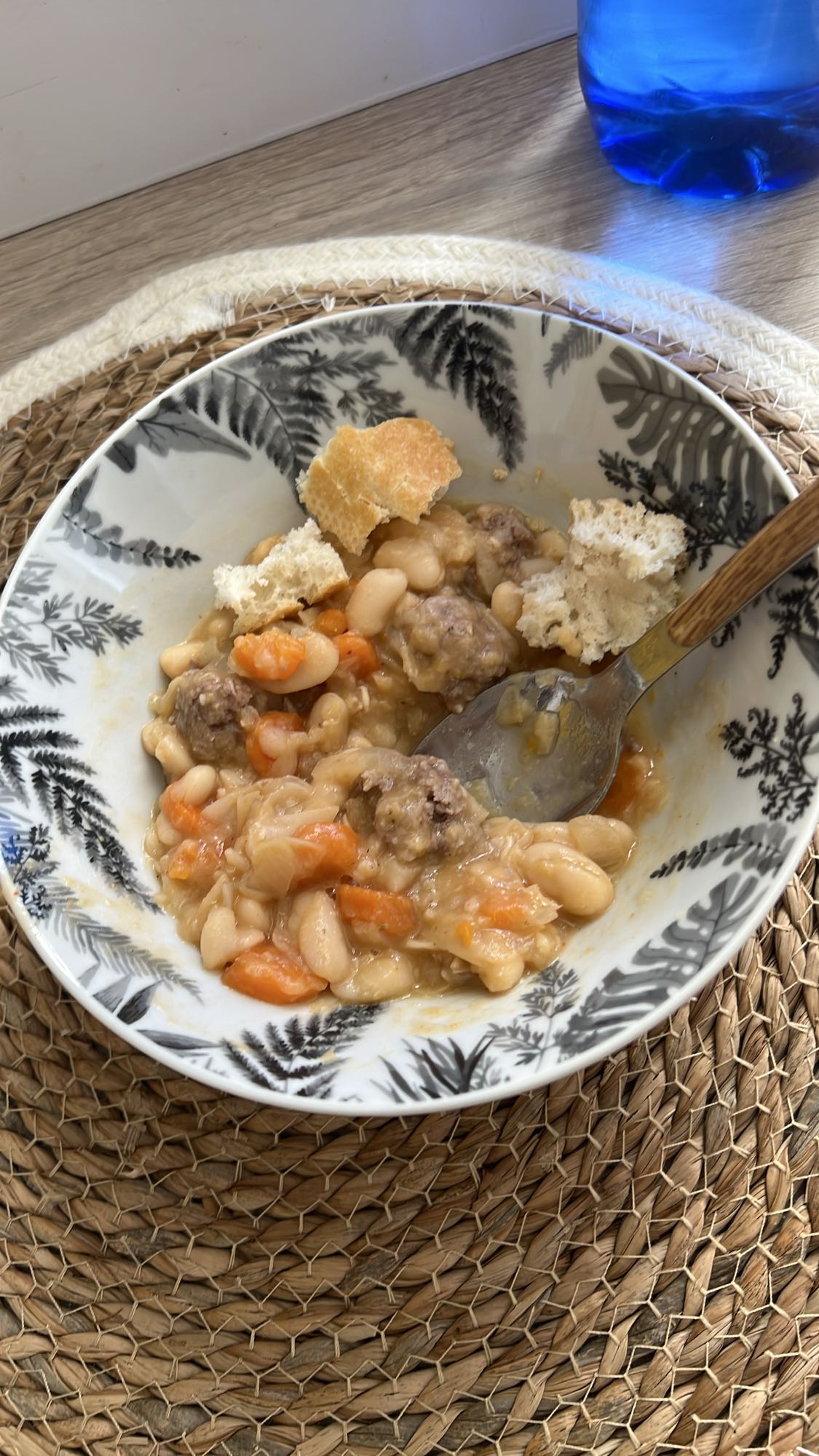 Ragoût haricots boulettes