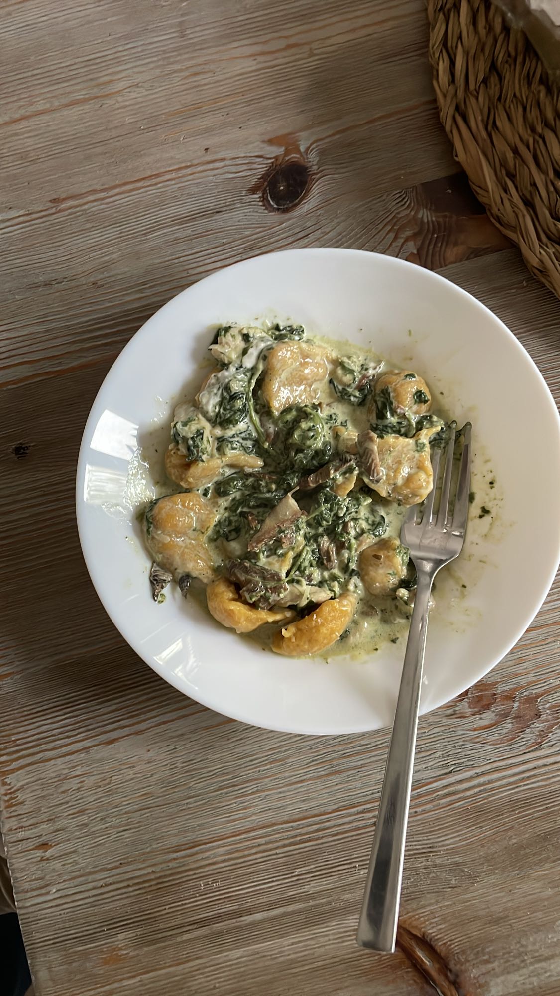 Gnocchi ze szpinakiem