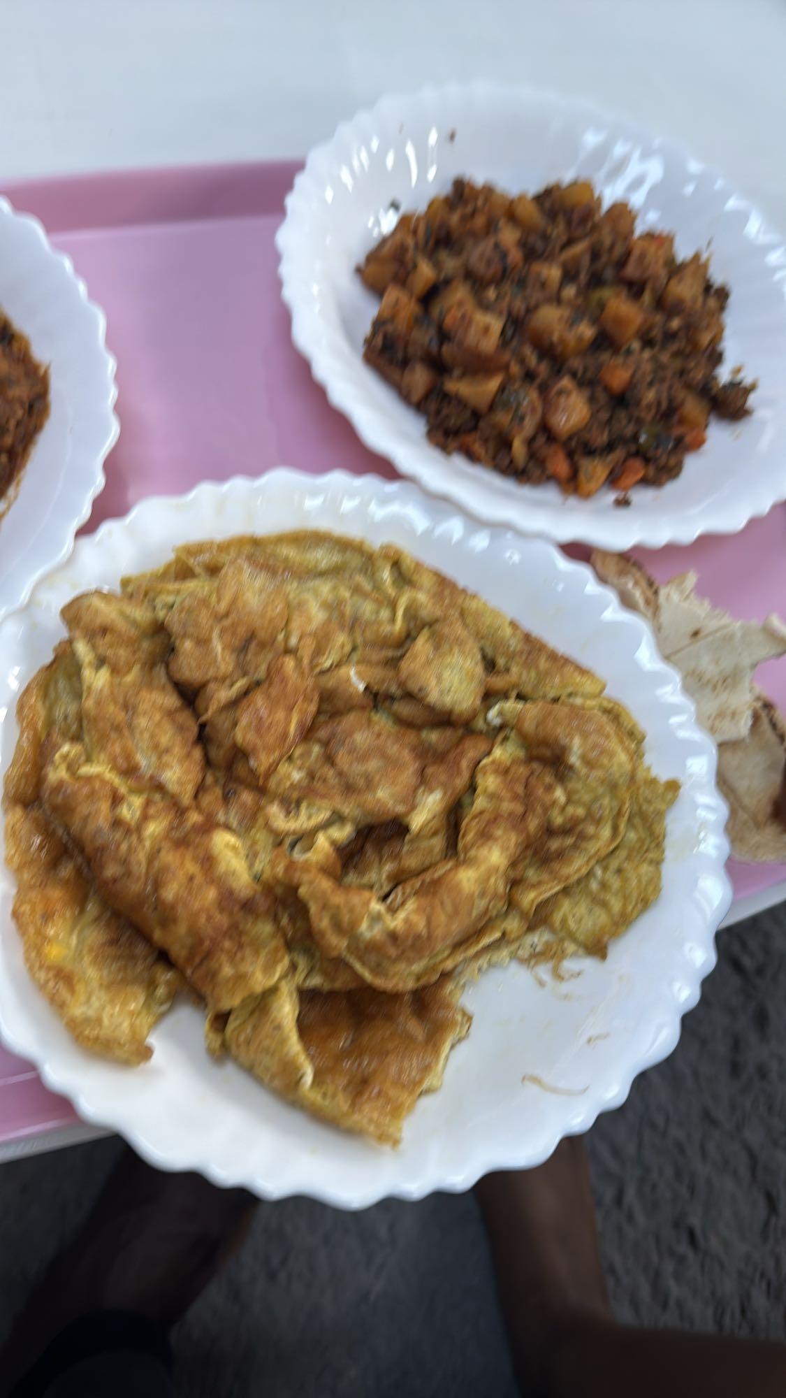 Omelett med grønnsaker