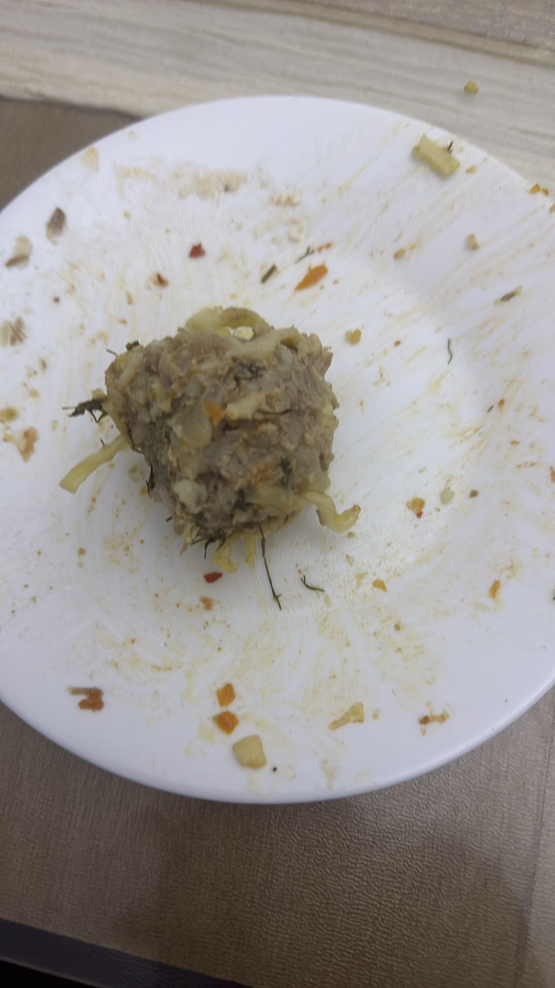 тефтеля с овощами