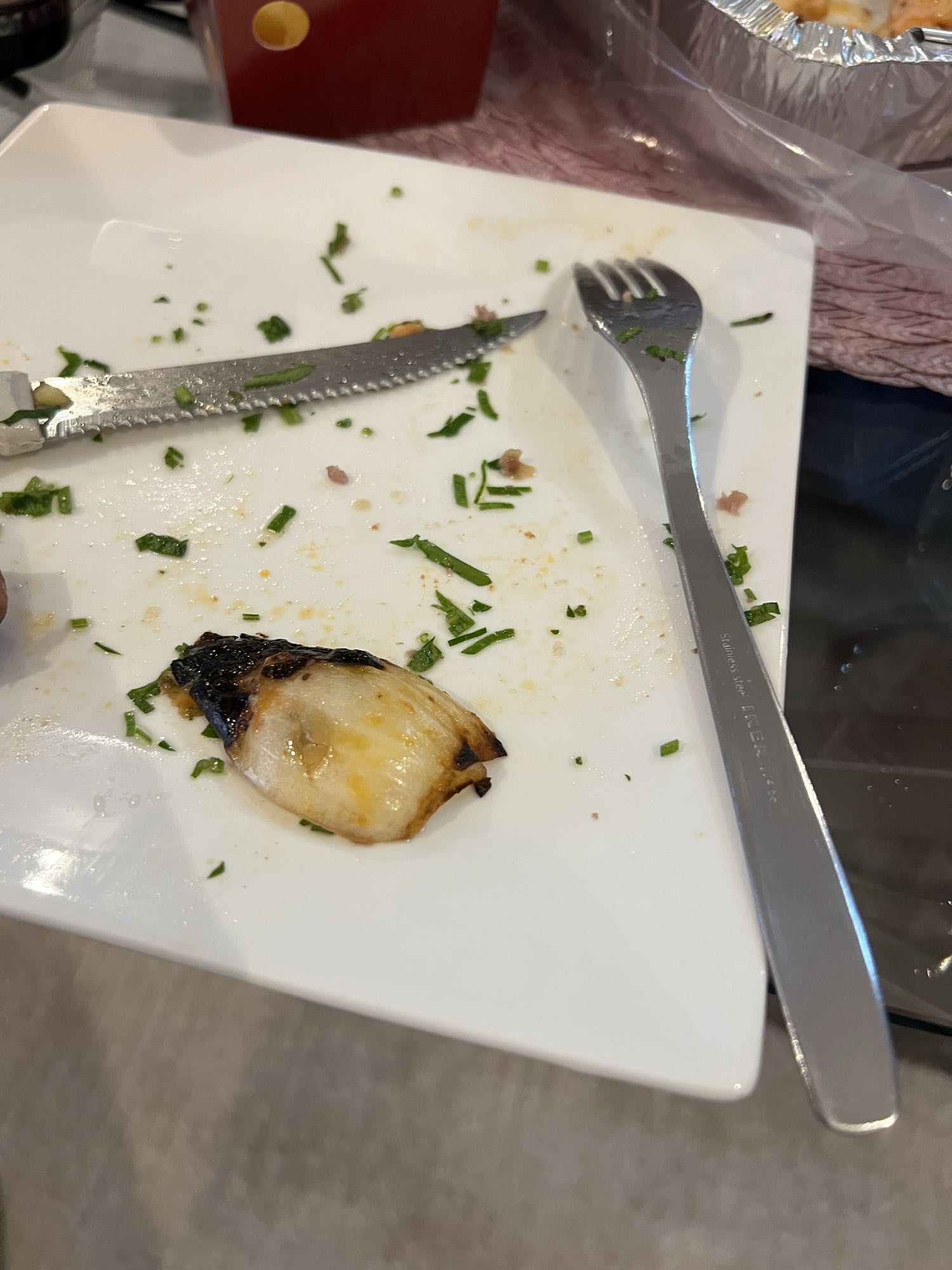 Grilled Onion Garnish